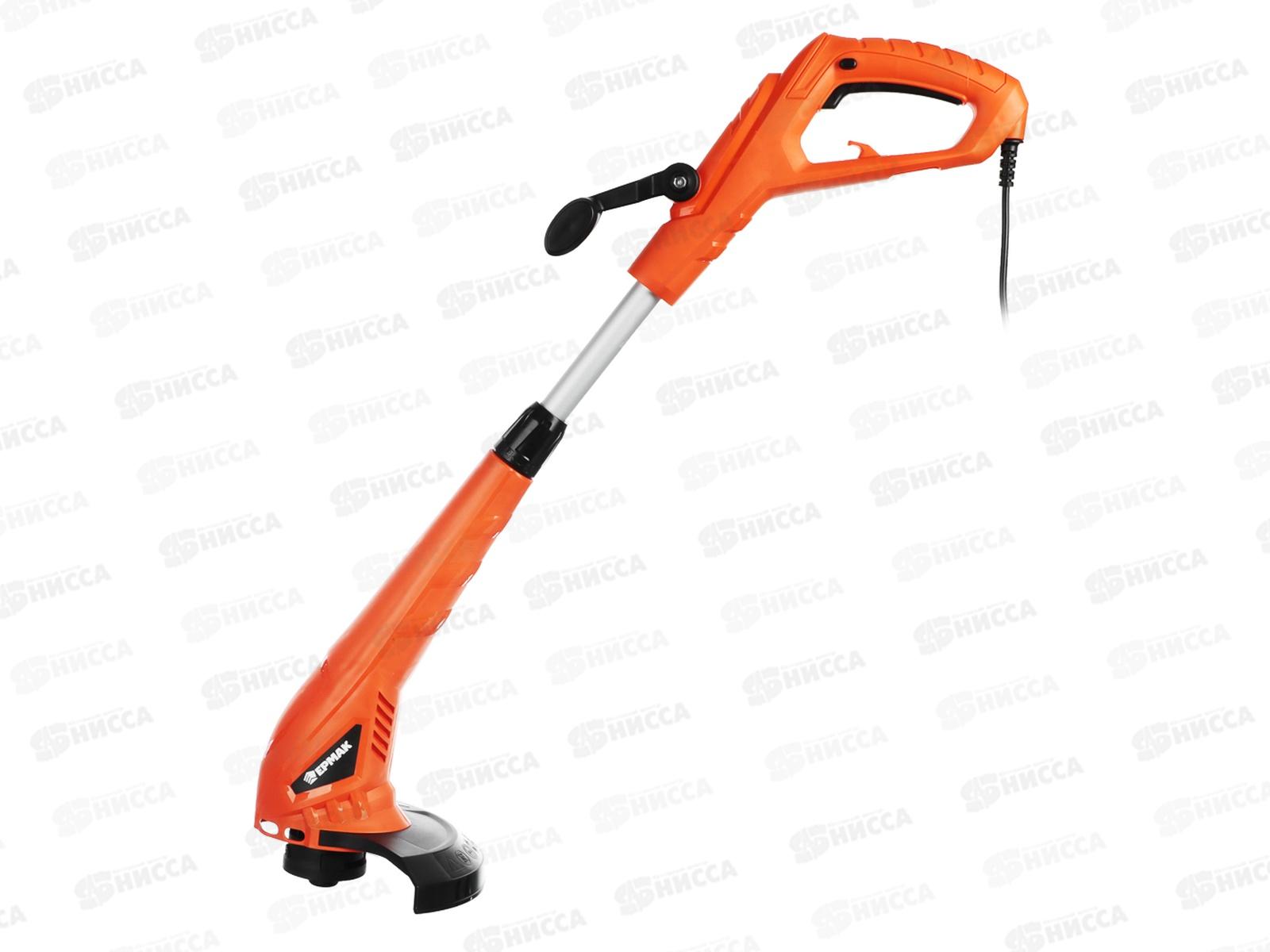 Триммер электрический 350Вт катушка с леской 1,2мм ЕРМАК 621-117 г