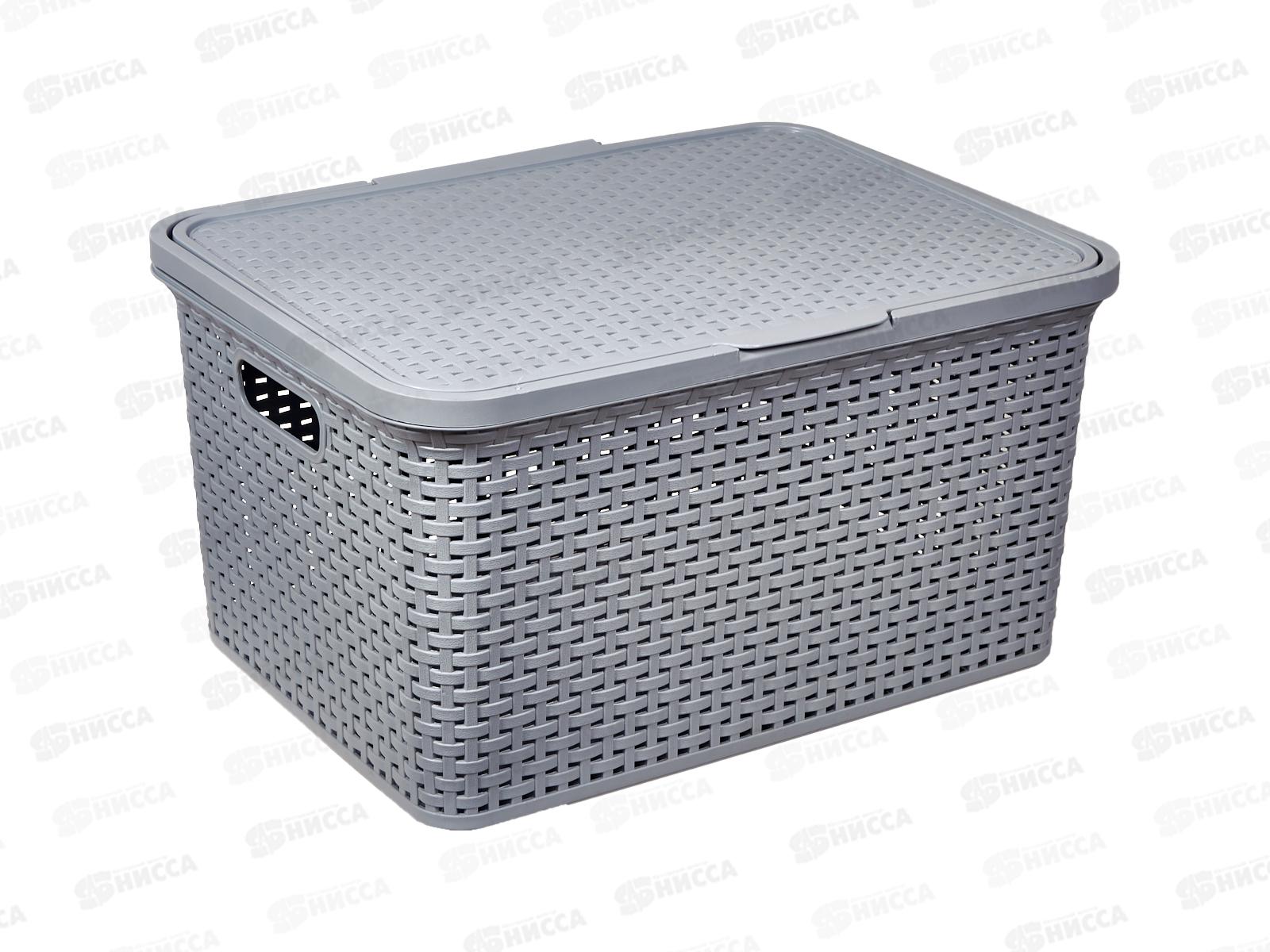 Ящик 30л &quotАртлайн&quot с крышкой 460*345*245 С49500 *2