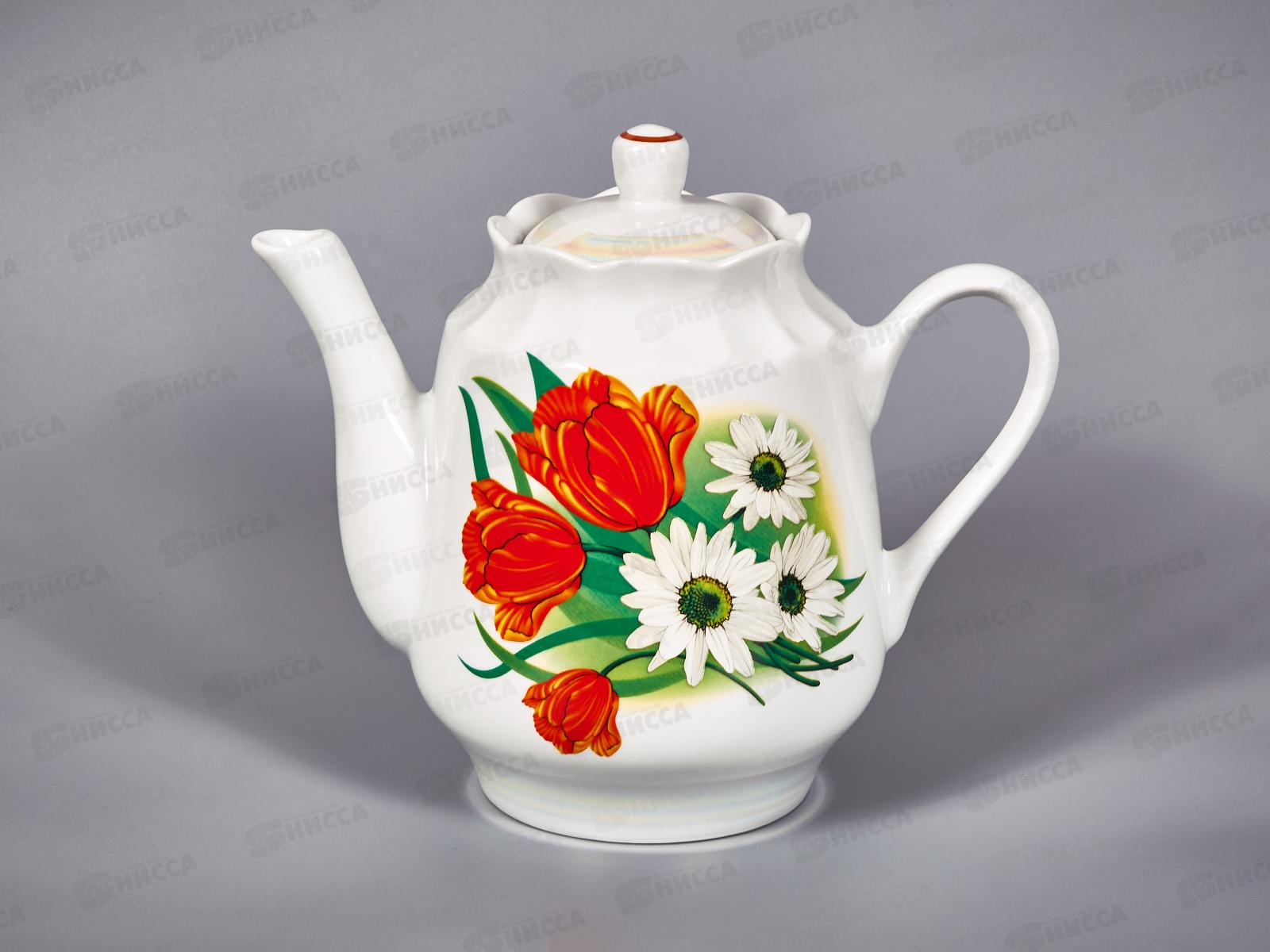 Чайник 1750см3 Ромашка с тюльпаном *2