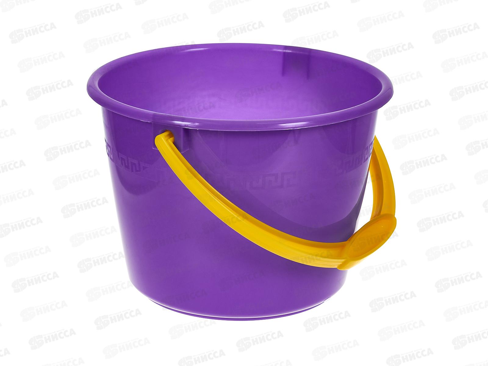 Ведро-лукошко 4л мерное Фиолетовое  ИНТ *20