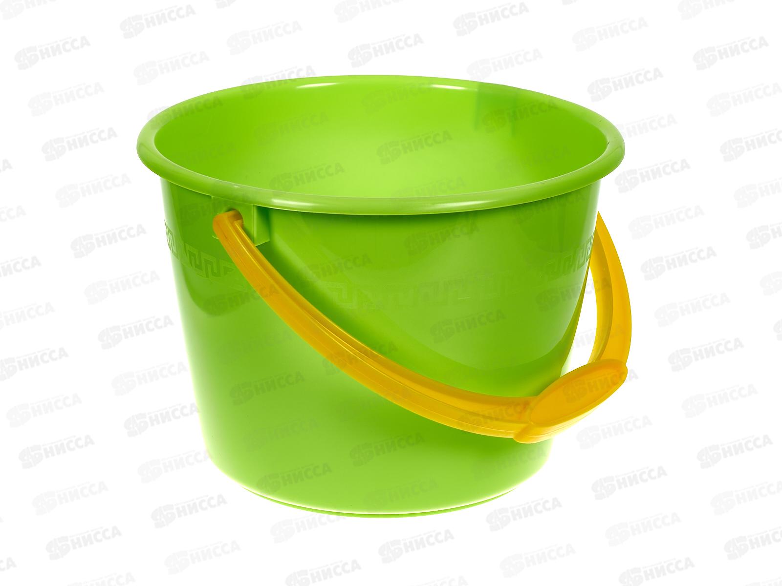 Ведро-лукошко 4л мерное Салатовое  ИНТ *20