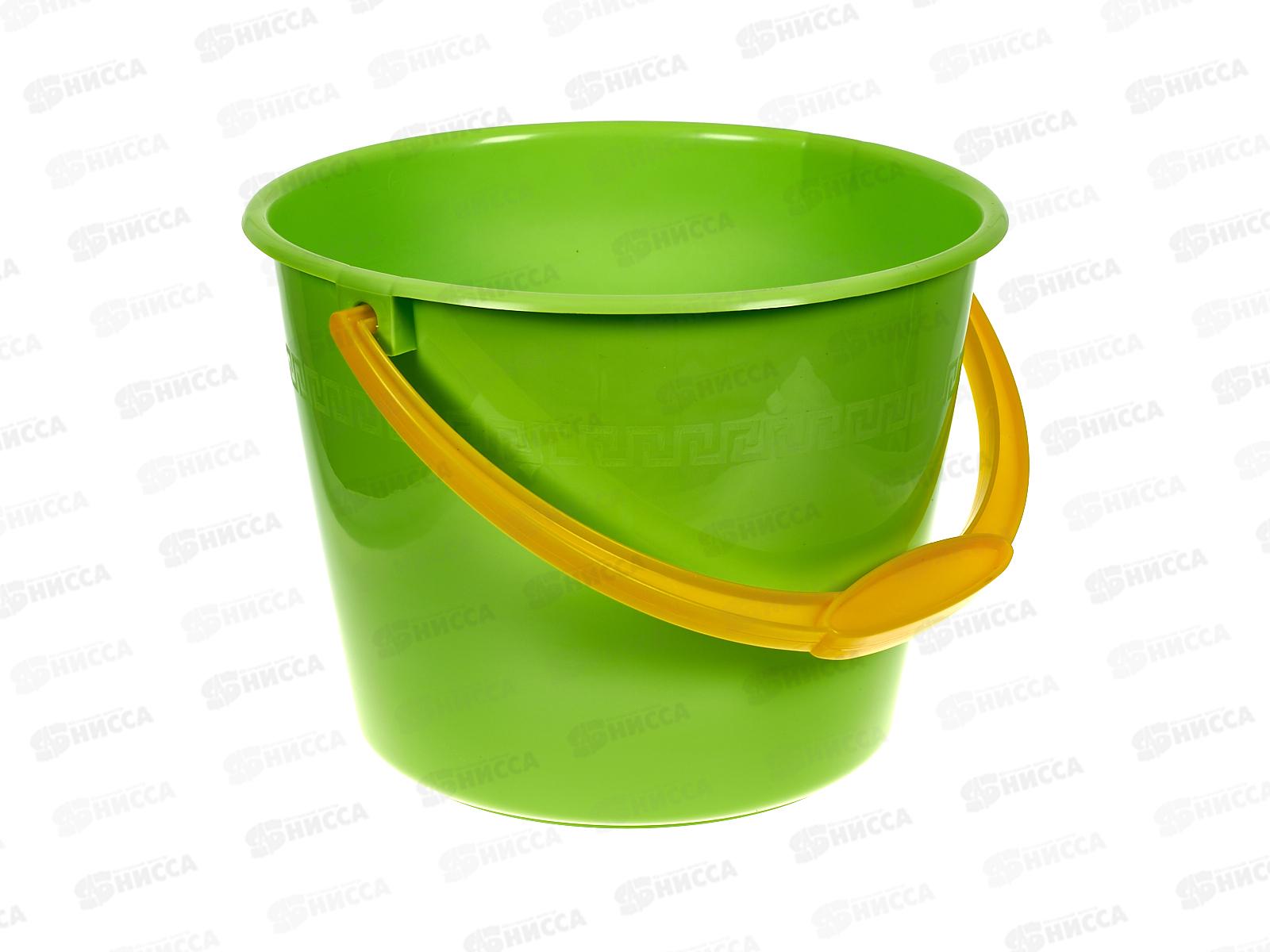 Ведро-лукошко 6л мерное салатовое  ИНТ