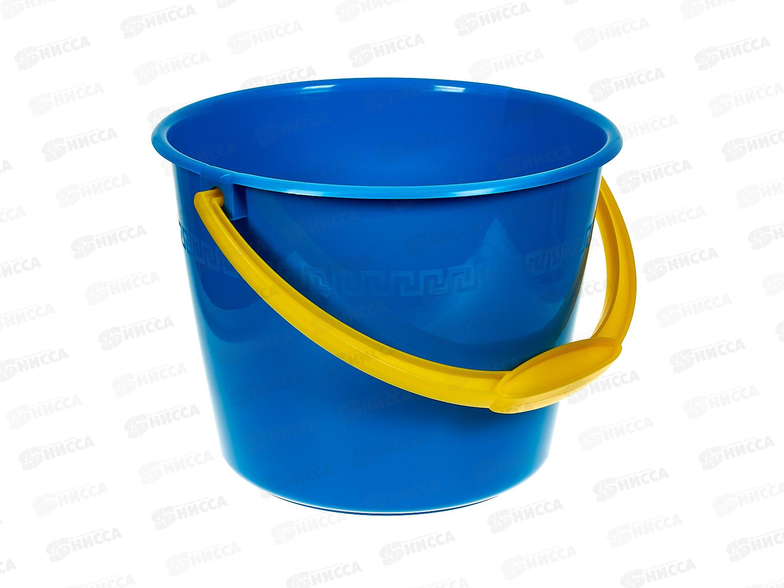 Ведро-лукошко 6л мерное синее  ИНТ