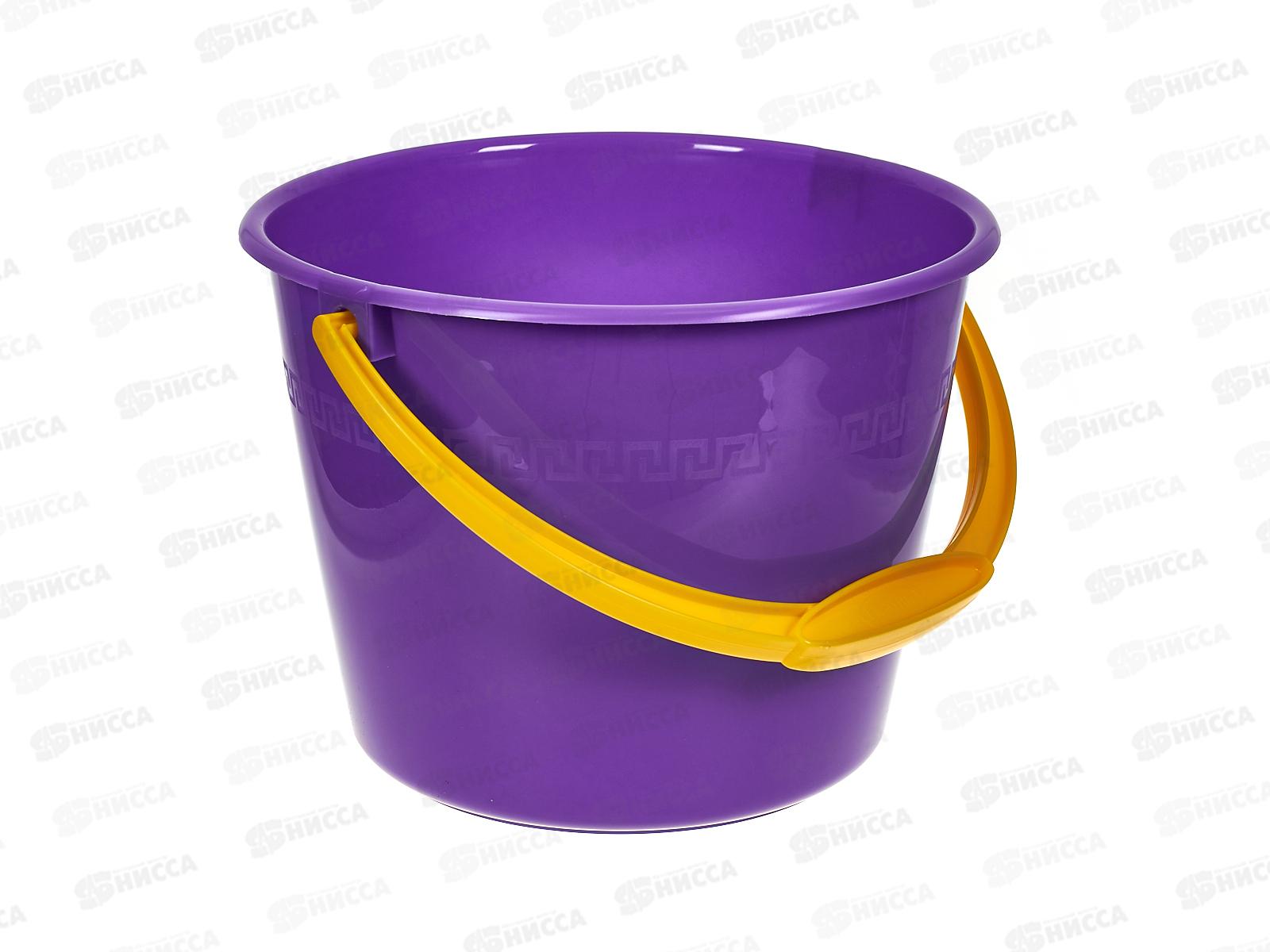 Ведро-лукошко 6л мерное фиолетовое  ИНТ