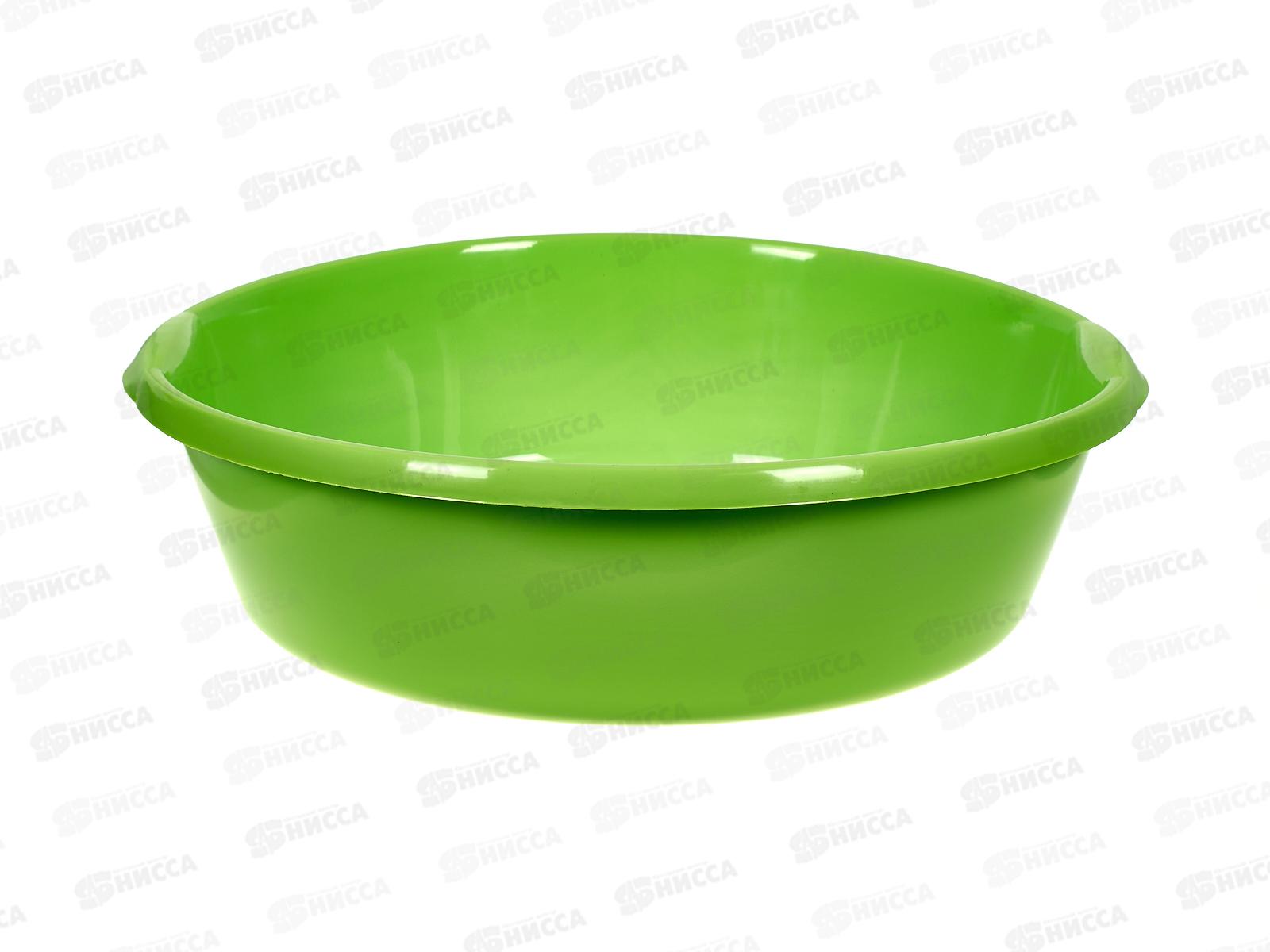 Таз  9л пластмассовый салатовый ИНТ *30