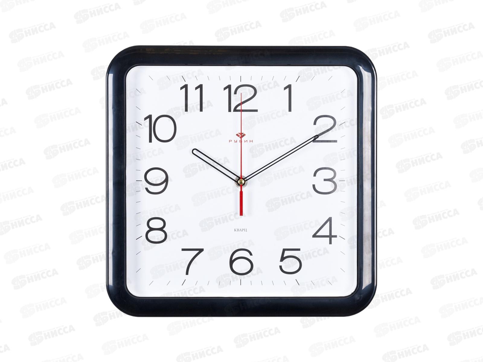 Часы настенные &quot21 Век&quot 7667В &quotКлассика&quot 21 Век 29*29см корпус черный