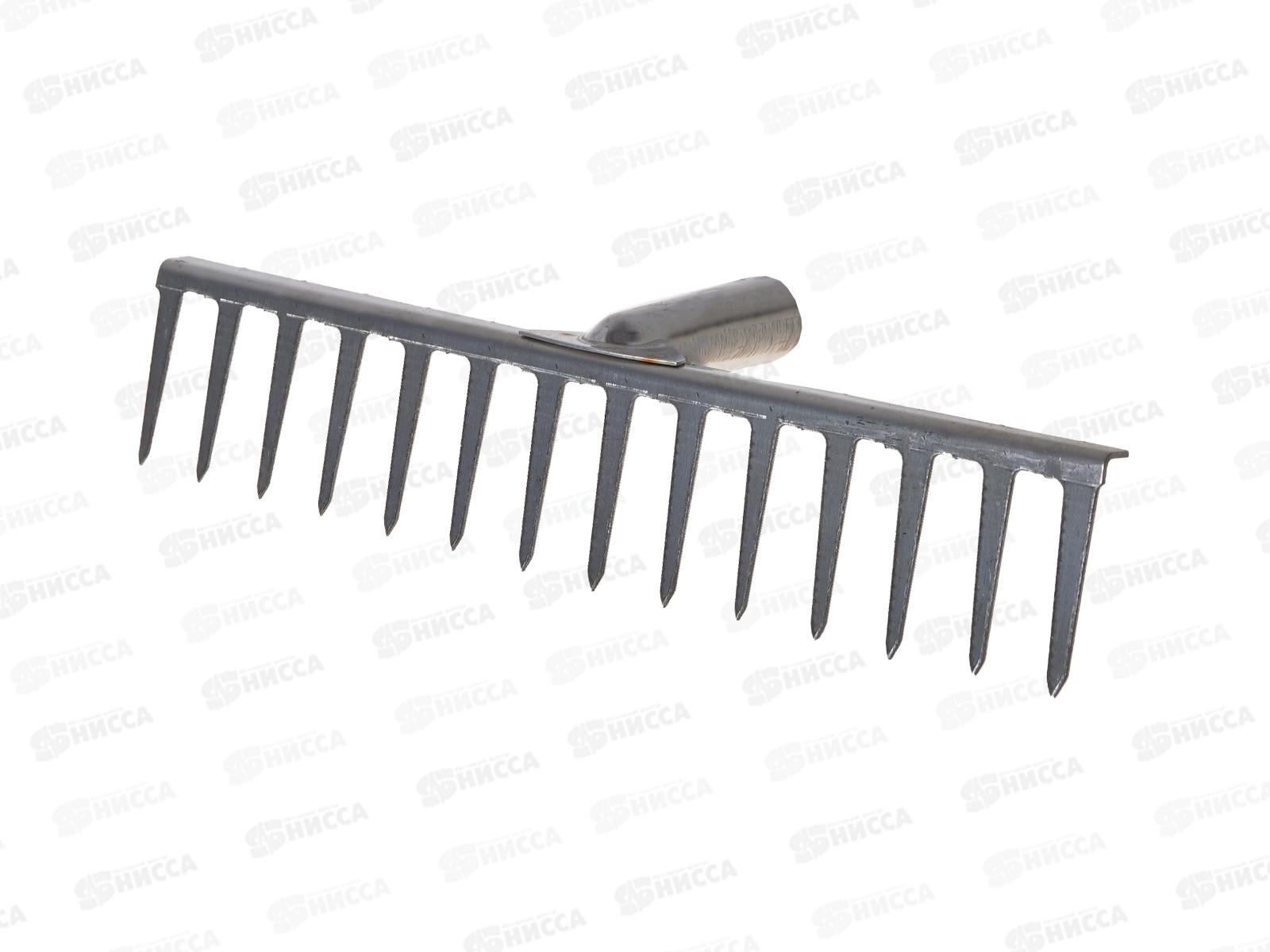 Грабли прямые 14 зуб нерж., б/ч ГП-14 (Павлово)