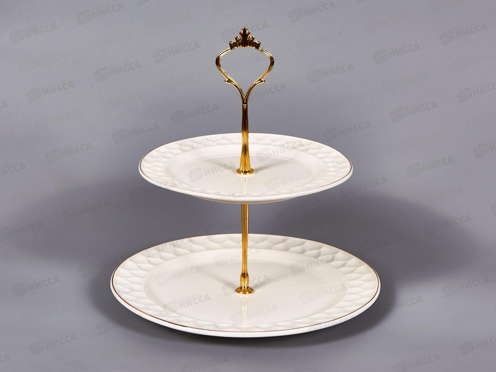 Фруктовница 2-х ярусная 7+9 802-0323 *12