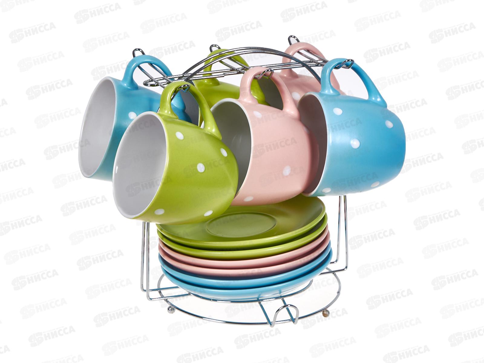 Набор чайный 12 предметов на металлическом стенде 976-6MS *4