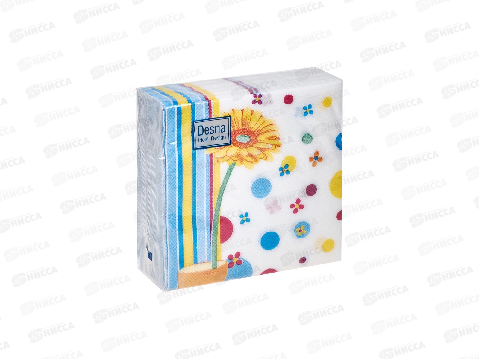 Салфетки 1слойные 40 листов 24*24 Desna Design Джинс, 57454 *32