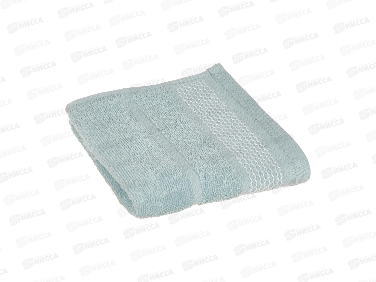 Полотенце махровое 30*60 LuxoR Элегант 0150 серо-голубой