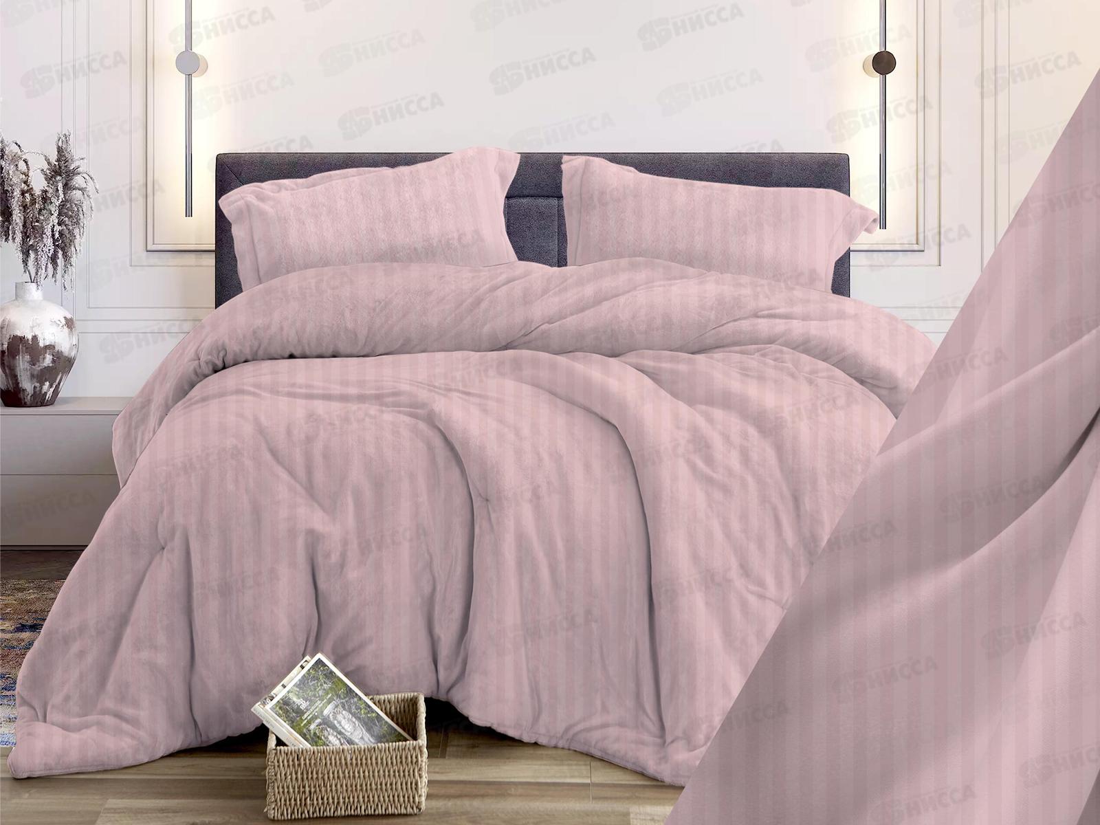 Комплект постельного белья 1,5сп бязь 334 Страйп пудровый