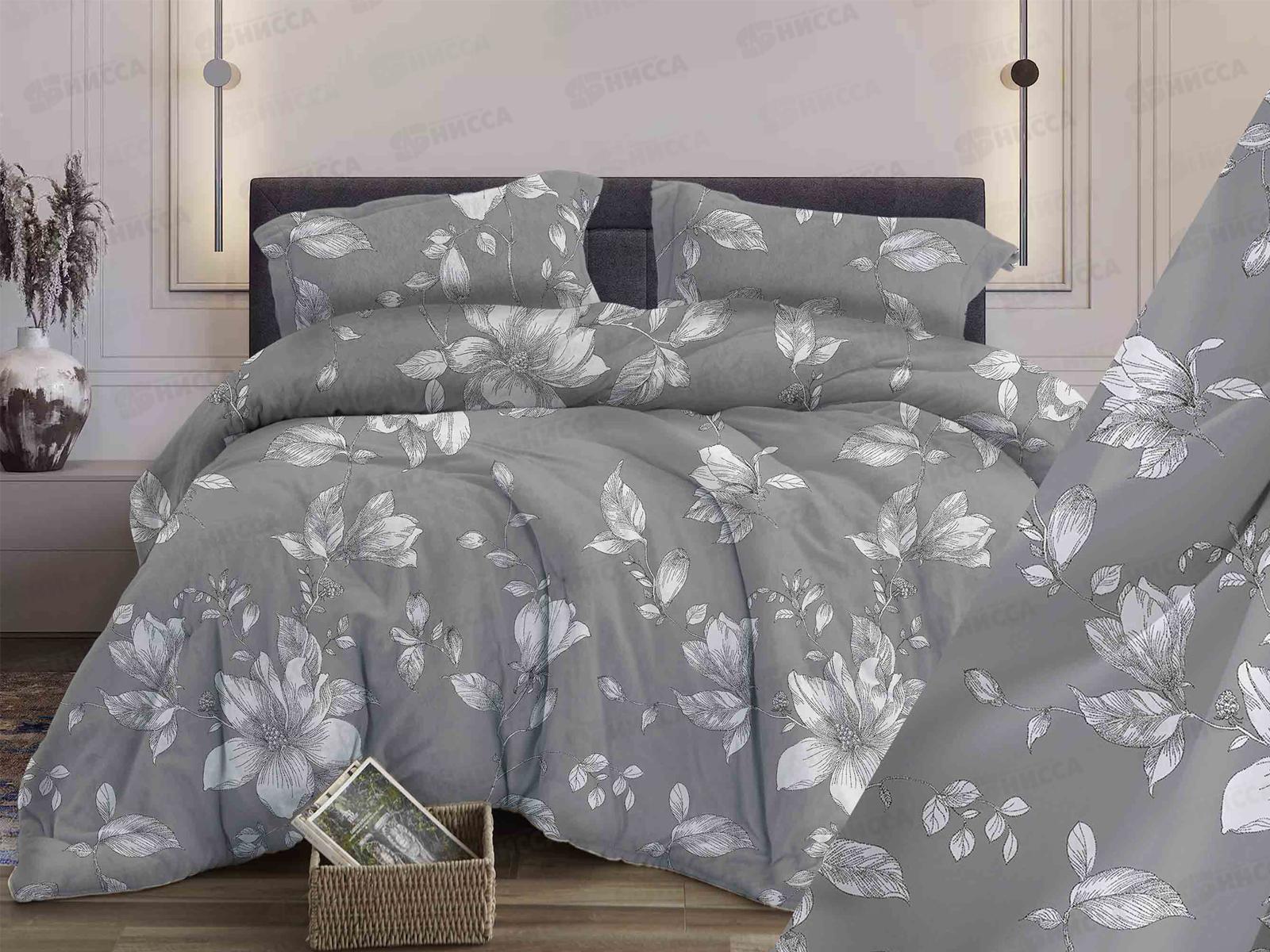 Комплект постельного белья 1,5сп бязь 346 Грация серый