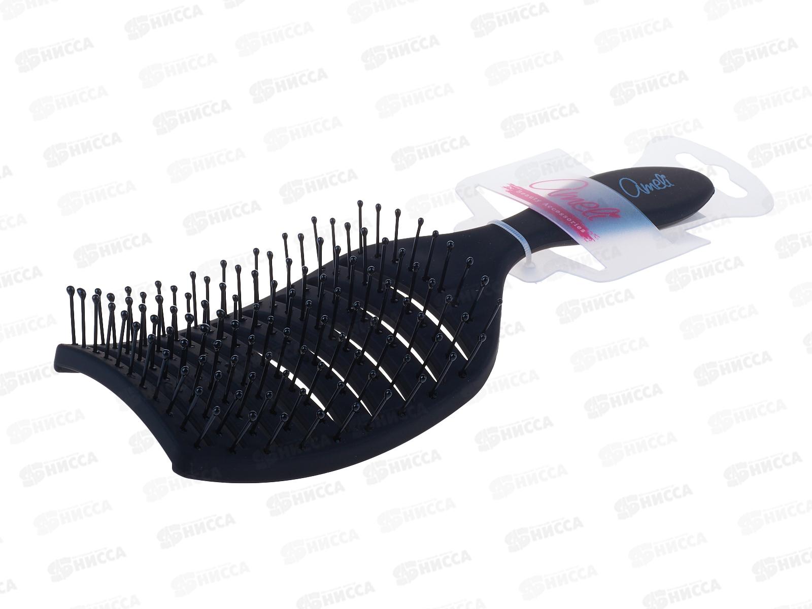 Ameli Расческа Вент лодочка черный Soft touch