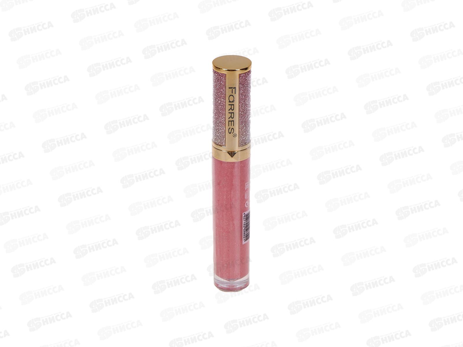 Farres блеск для губ G.S. с ароматом капучино 7026 №01 нежно-розовый