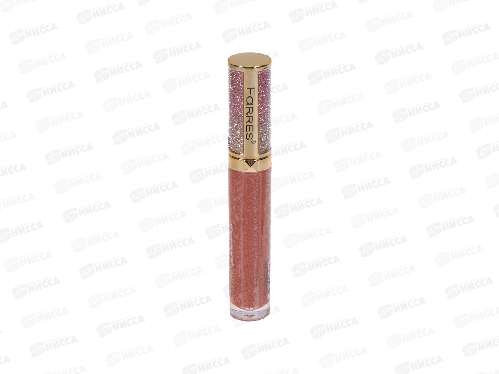 Farres блеск для губ G.S. с ароматом капучино 7026 №05 розово-корич