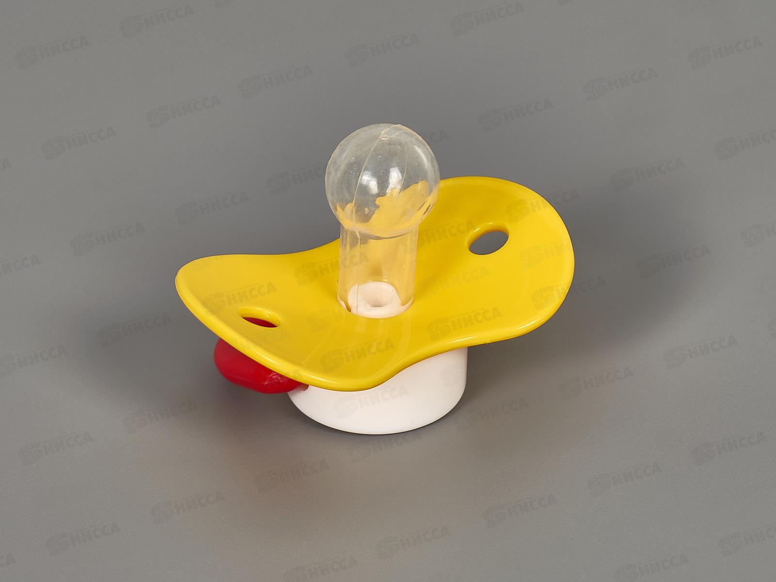 Пустышка силиконовая с кольцом круглая 6-18 арт 405!!!