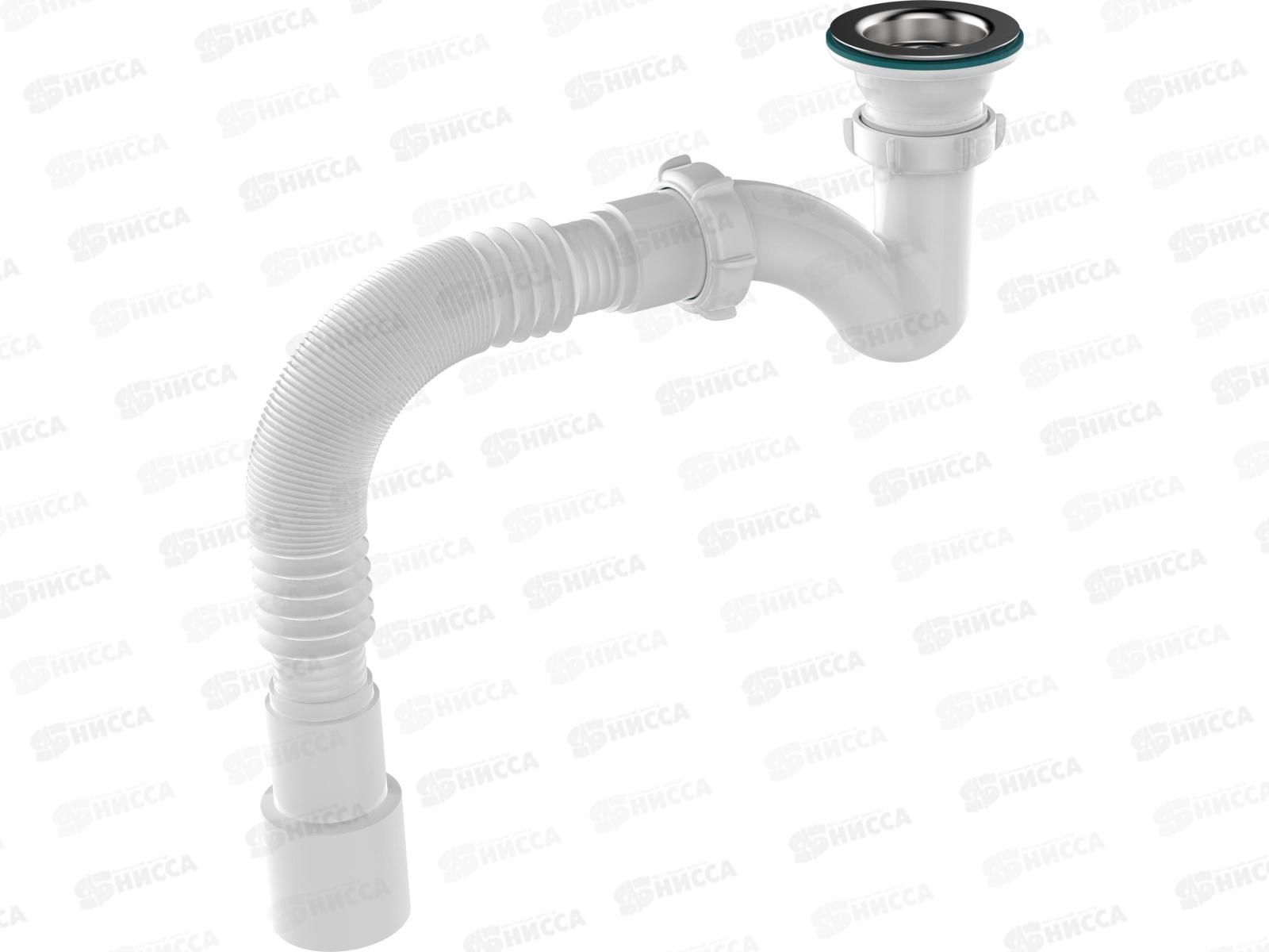 Сифон для душевого поддона узкий прямоточный 1 1/2*40 V144 *45