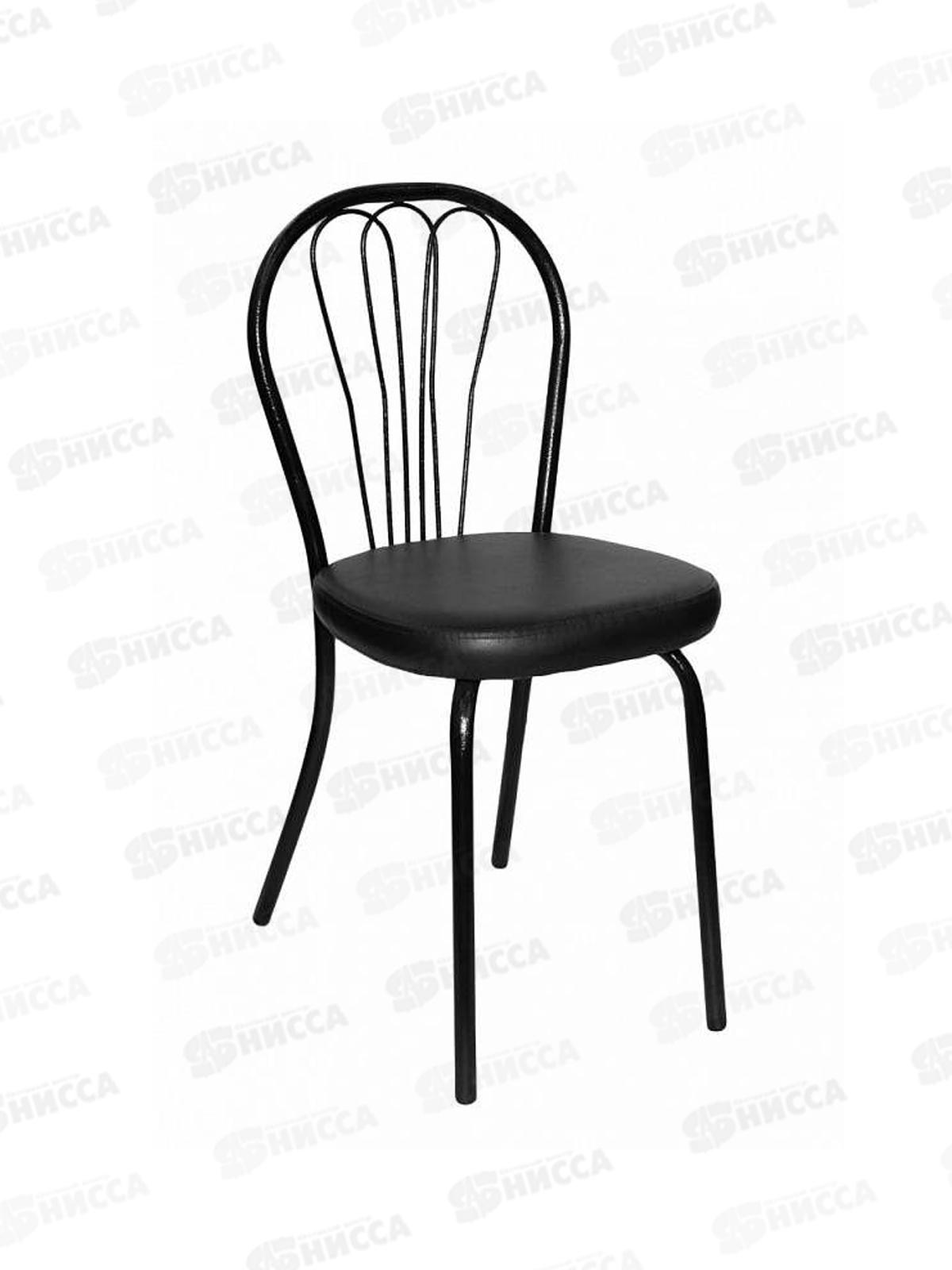 Стул Венеция 3 (А), к/з черный, каркас черный