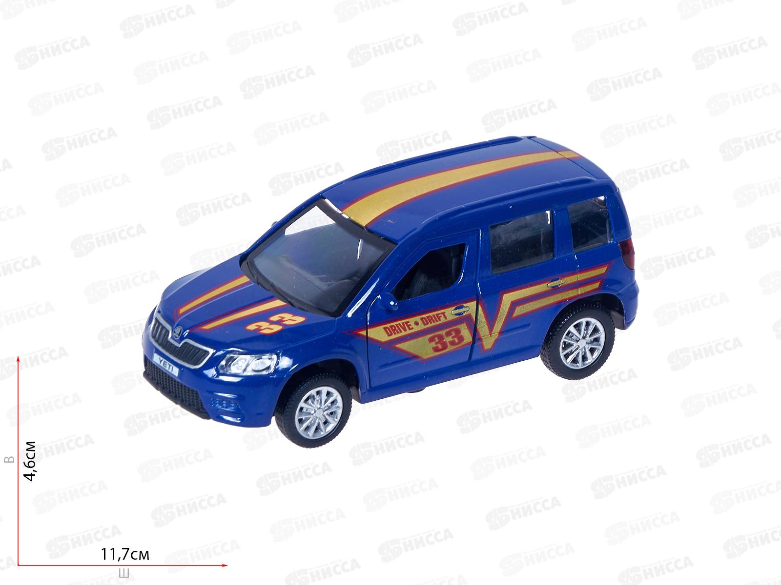 Машина "ТЕХНОПАРК" металлическая &quotSKODA YETI" спорт 12см, 259941 *2*36