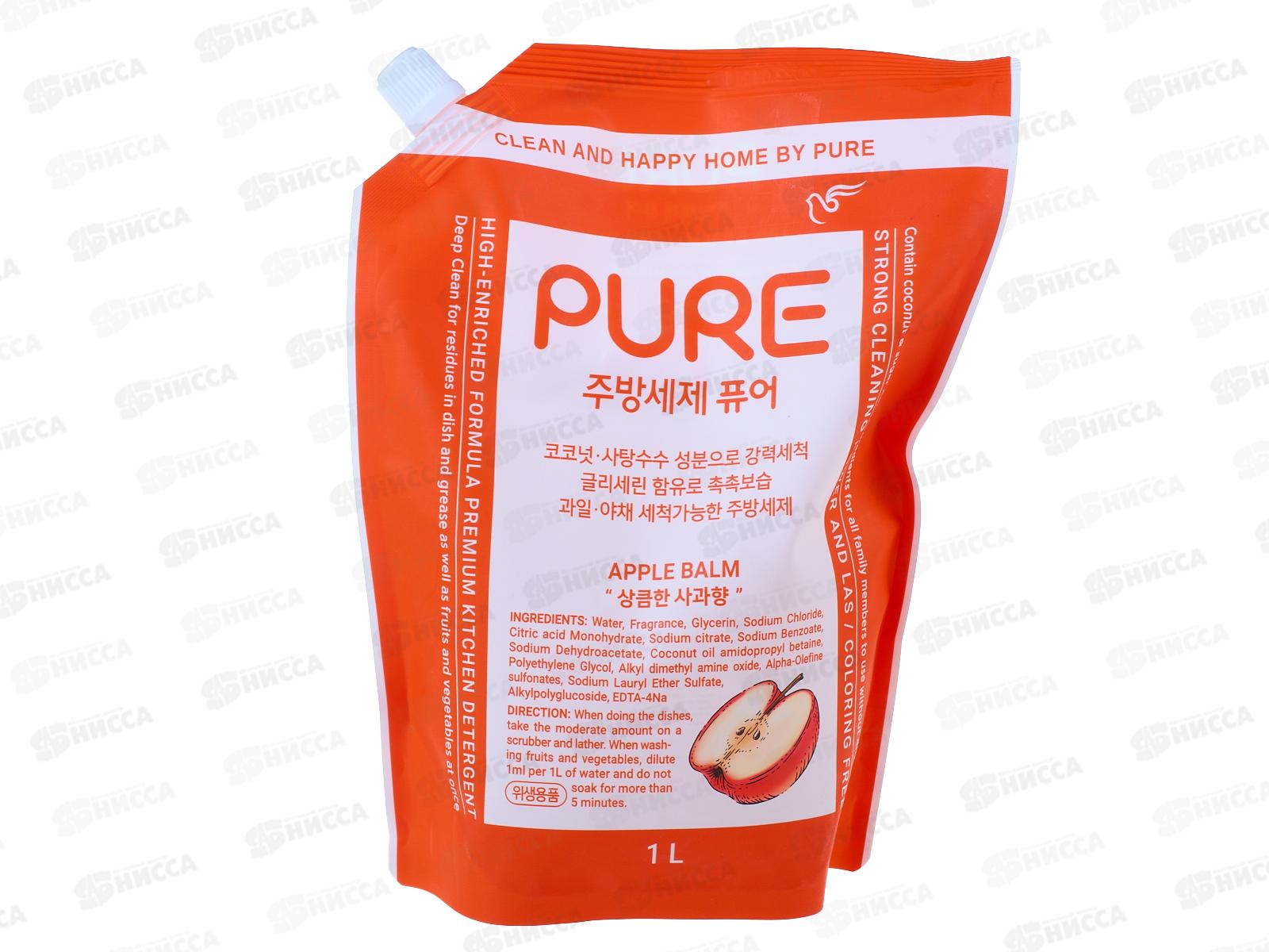 Pigeon Balm гель для посуды Яблоко 1л дой-пак *12 СРОК ДО 01.26