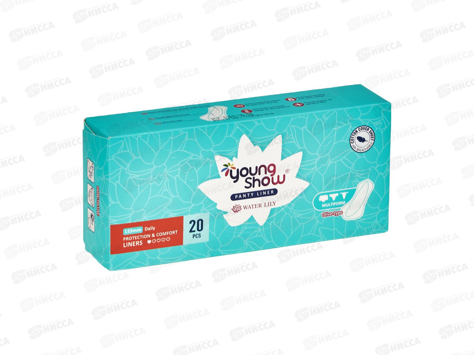 Young Show USA T.M.W. прокладки ежедневные 20шт 15,5см *50