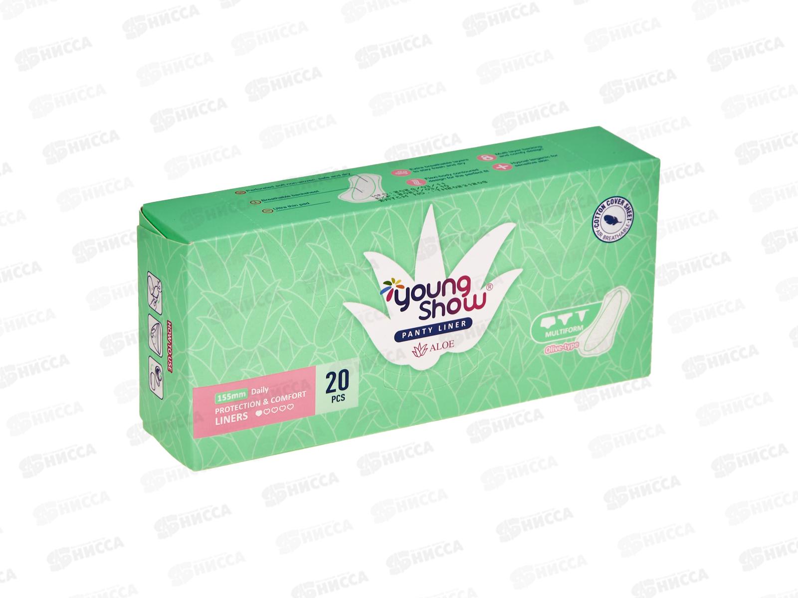 Young Show USA T.M.A. прокладки ежедневные 20шт 15,5см *50