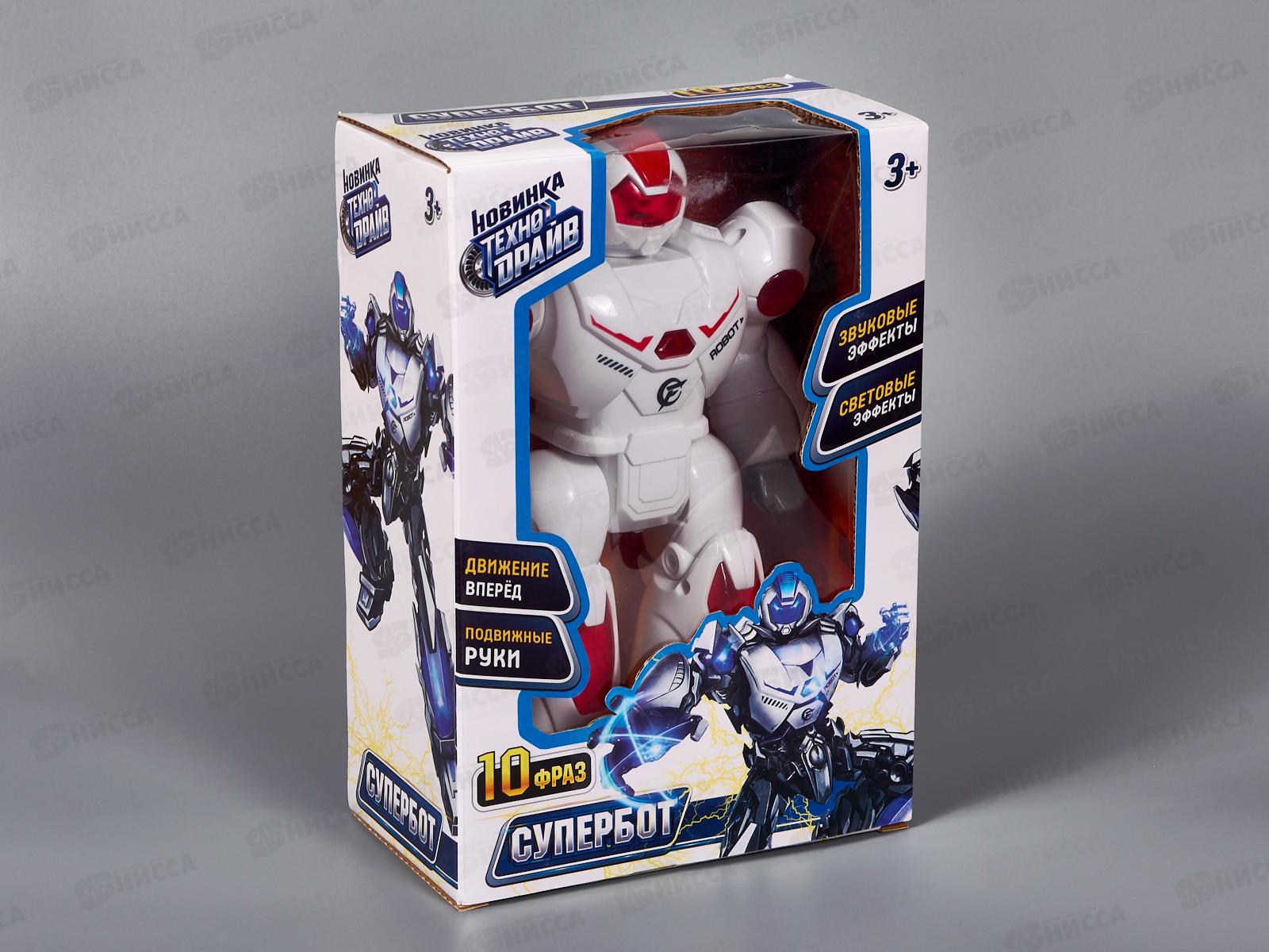 Робот супербот &quotТЕХНОДРАЙВ&quot свет/звук В1784318-RS *48