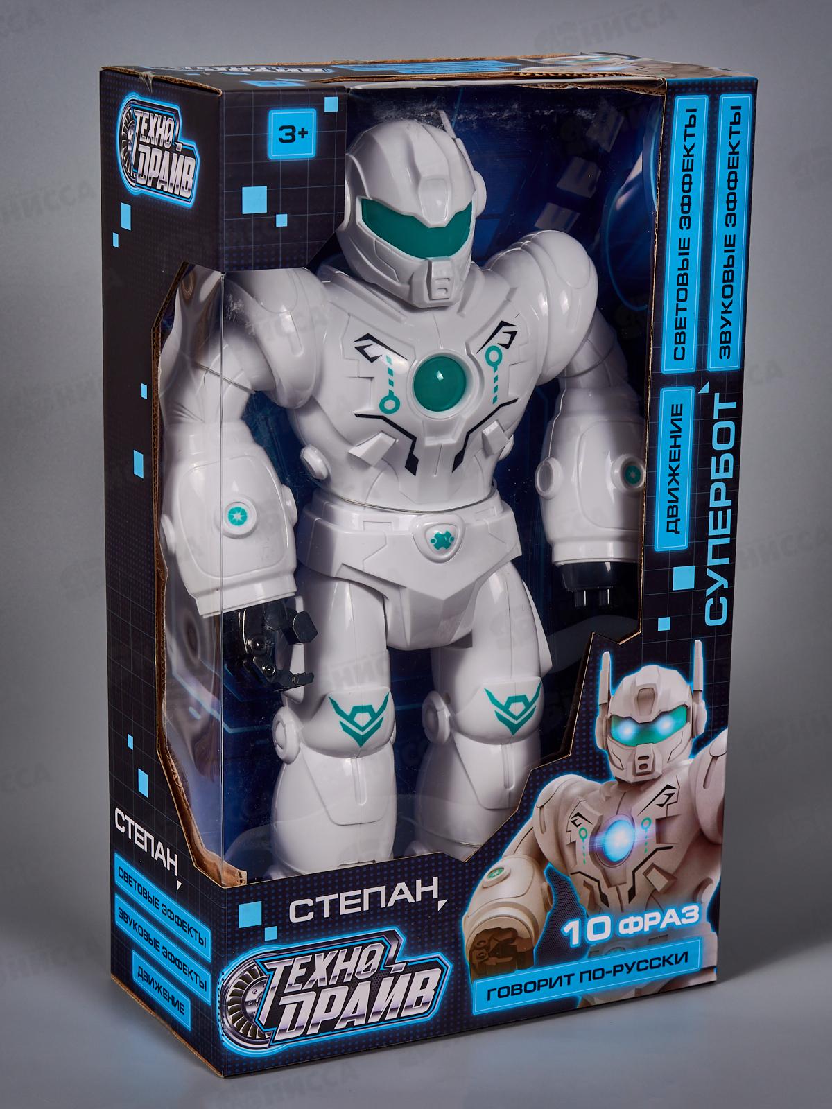 Робот супербот &quotТЕХНОДРАЙВ&quot свет/звук 2109В024-R *24