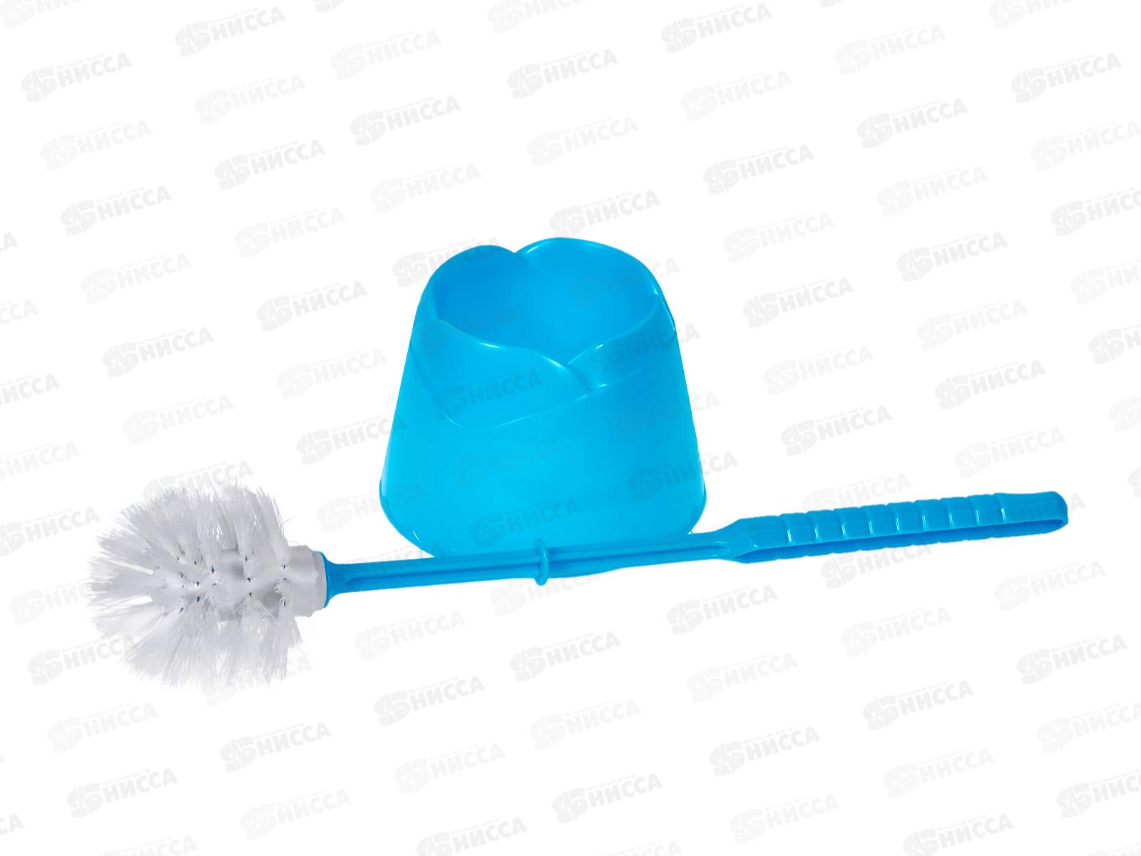 Ерш  для туалета 35см пласт с подставкой 671 (034762)  Ж