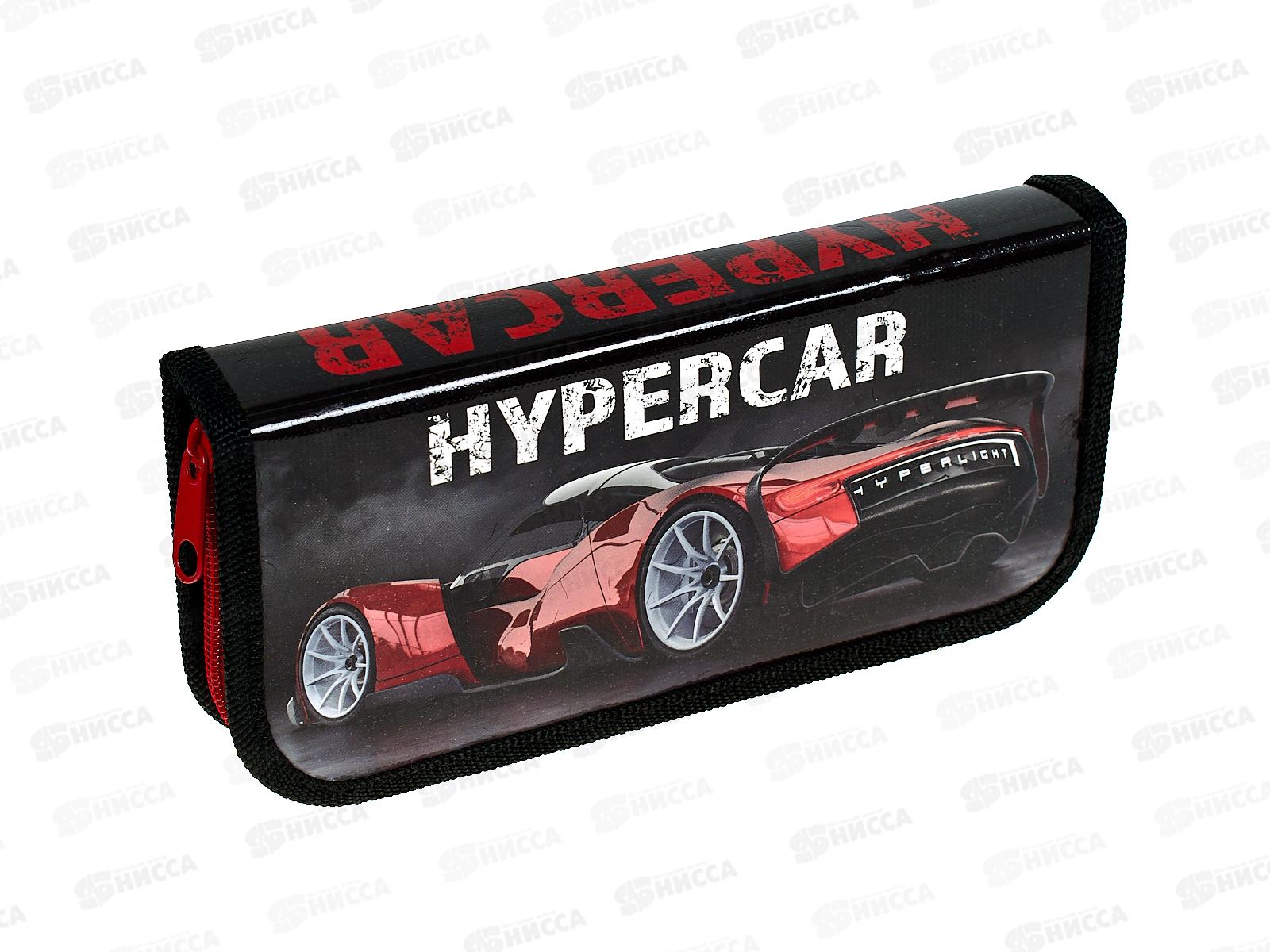 Пенал ПЧЕЛКА 1отд., Hypercar 2024 190*90, ПО-03 *40