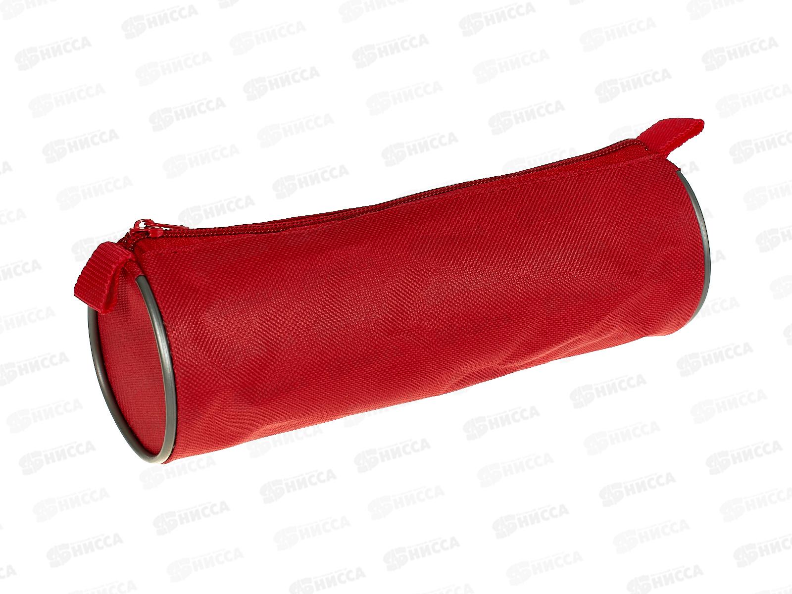 Пенал-тубус ПЧЕЛКА Красный, молн.,210*65 ПТ-05 *100