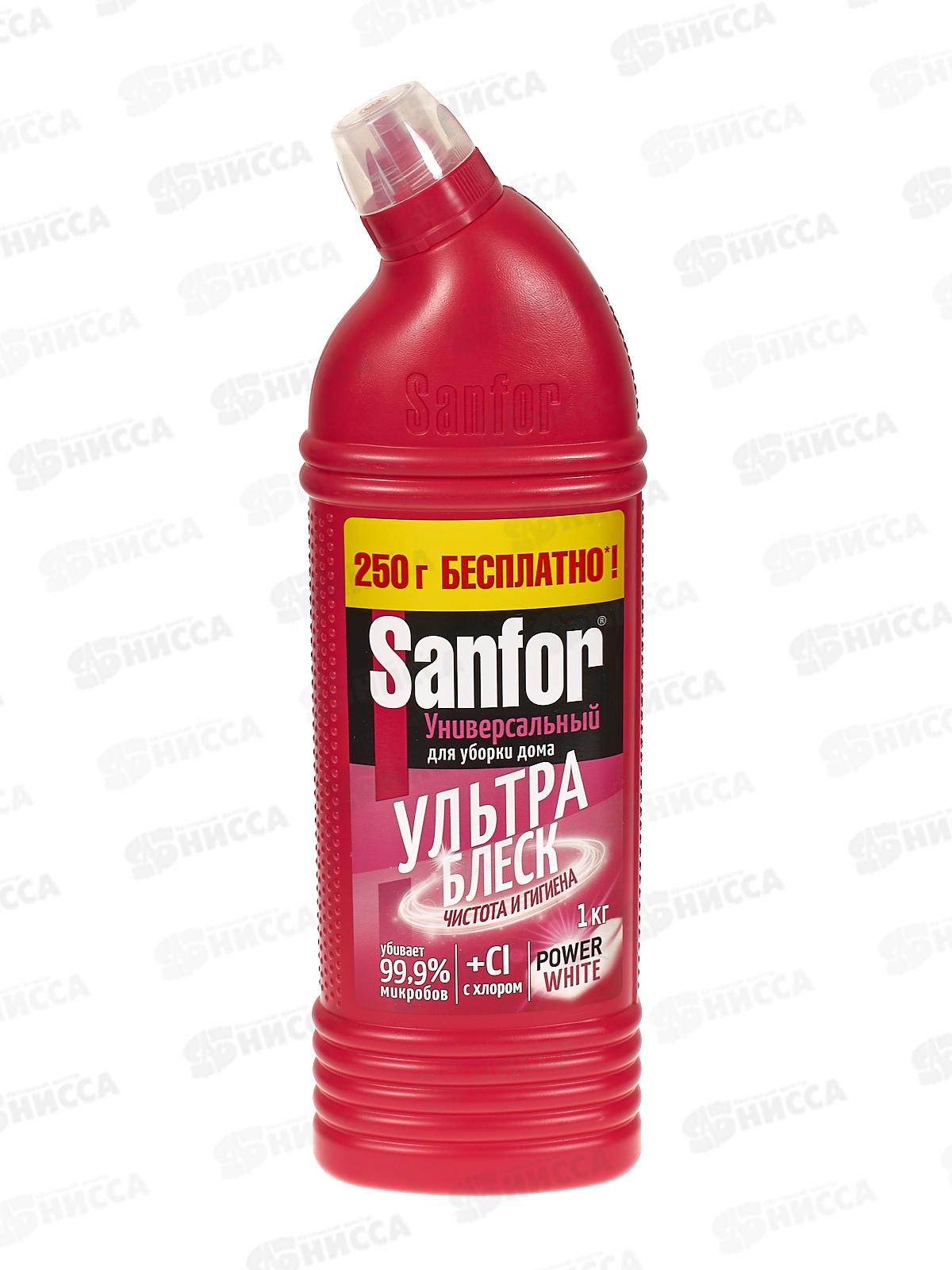 САНФОР Универсал Ультра блеск Чистота и гигиена 750+250г 26384 *10