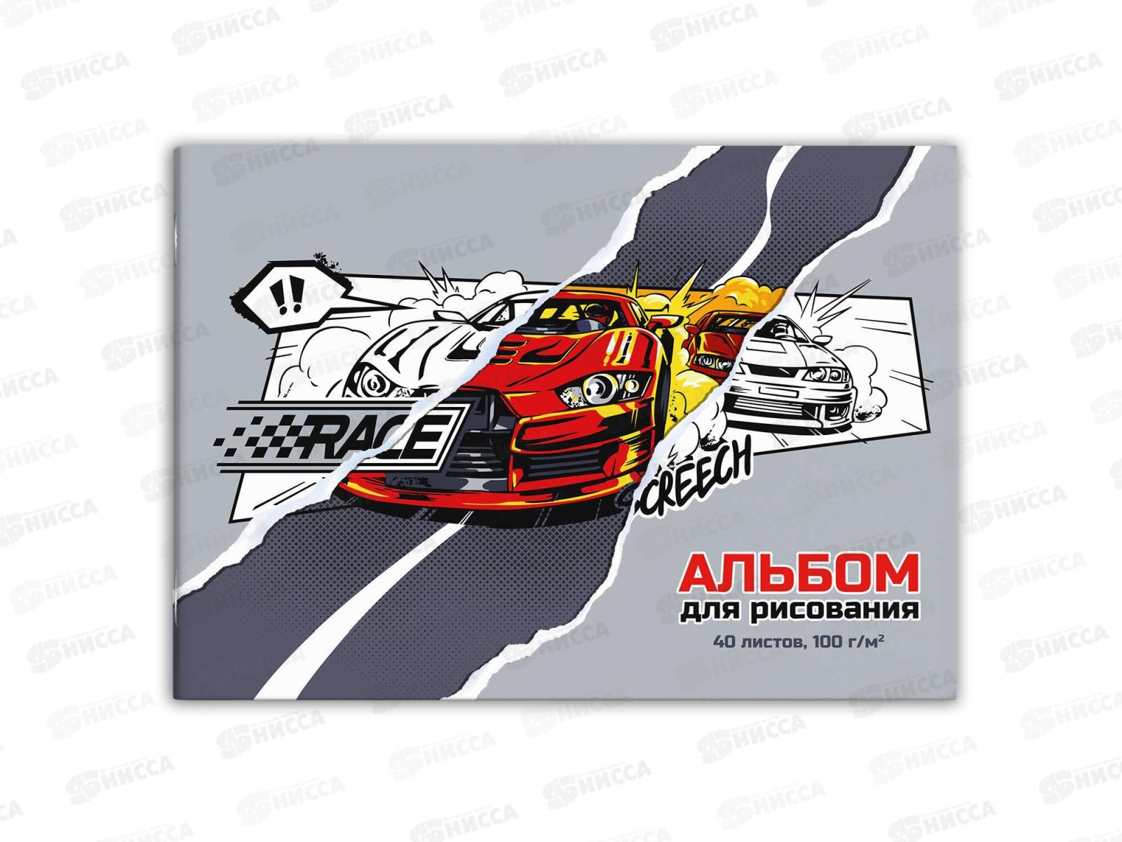 Альбом для рисования 40л ФЕН Драйв,66931 *30