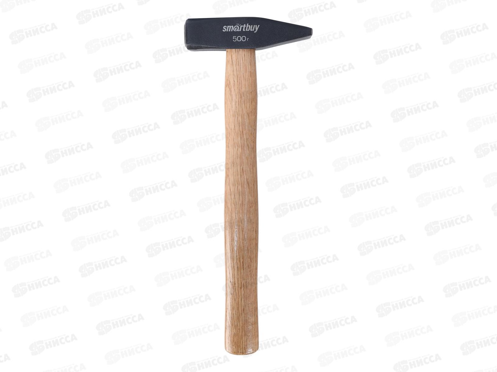 Молоток слесарный 500г с дер клеен рукояд Smartbuy