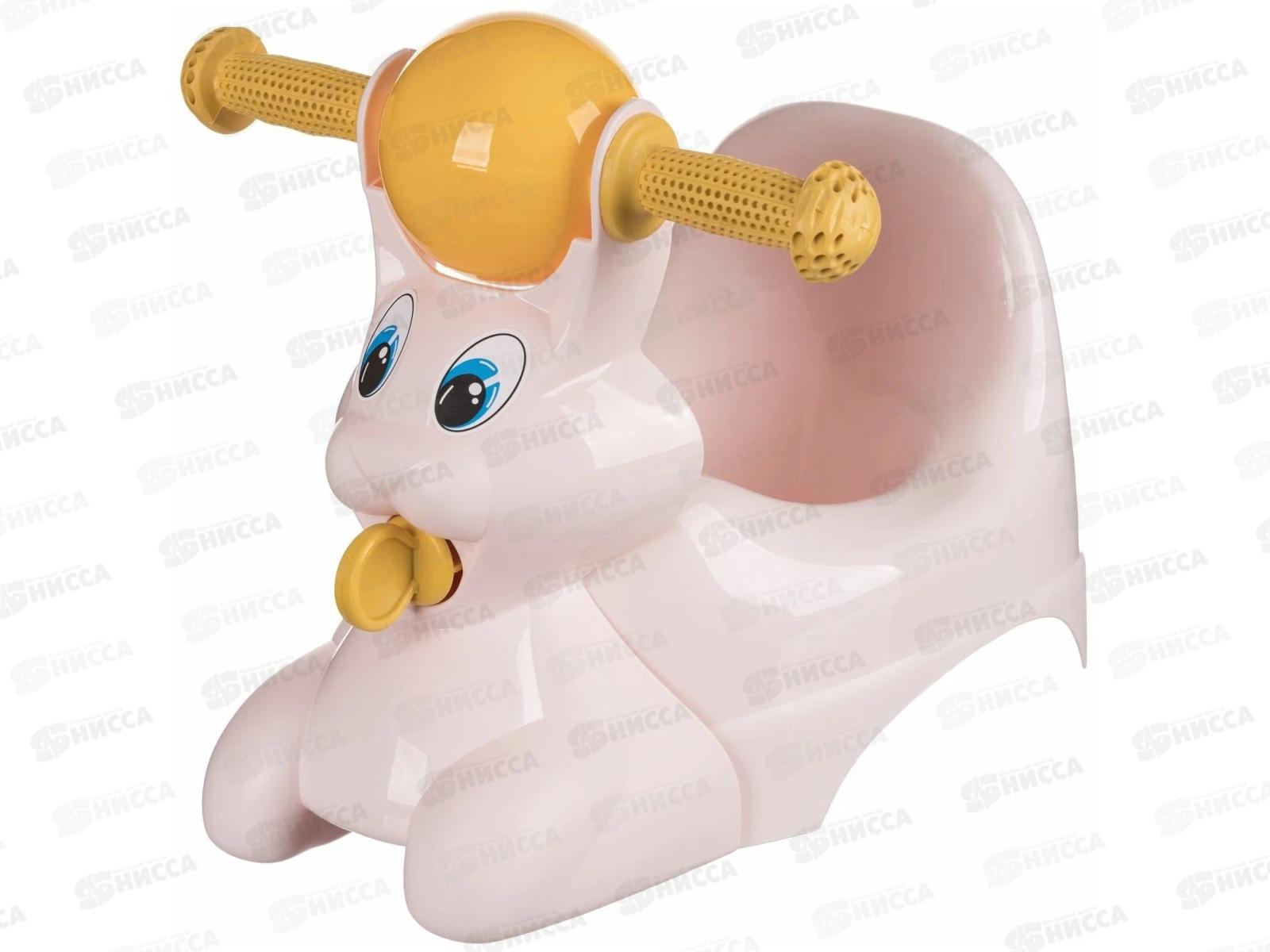 Горшок детский &quotLapsi" 420х290х310мм Зайчик (св-роз) 221500407/01!!!