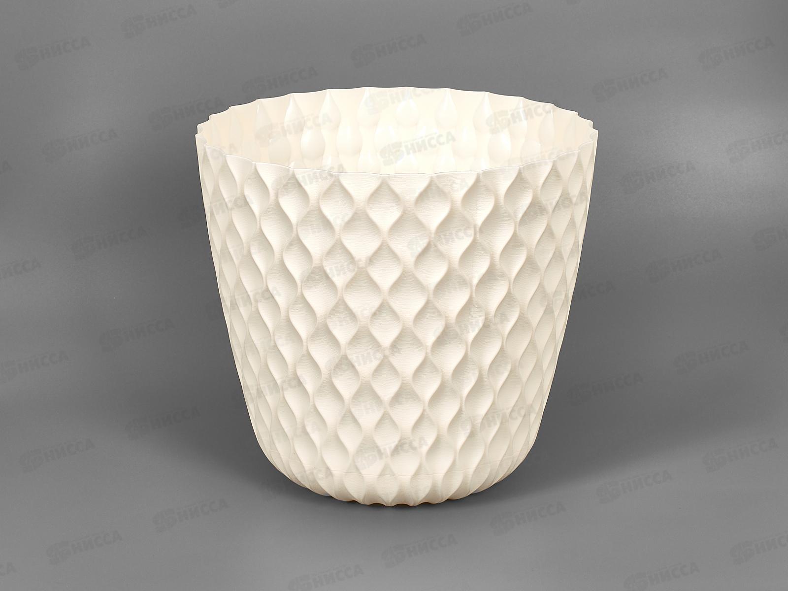 Горшок для цветов  &quotInGreen Wave&quot 10л Белый жасмин IG650410048 *12