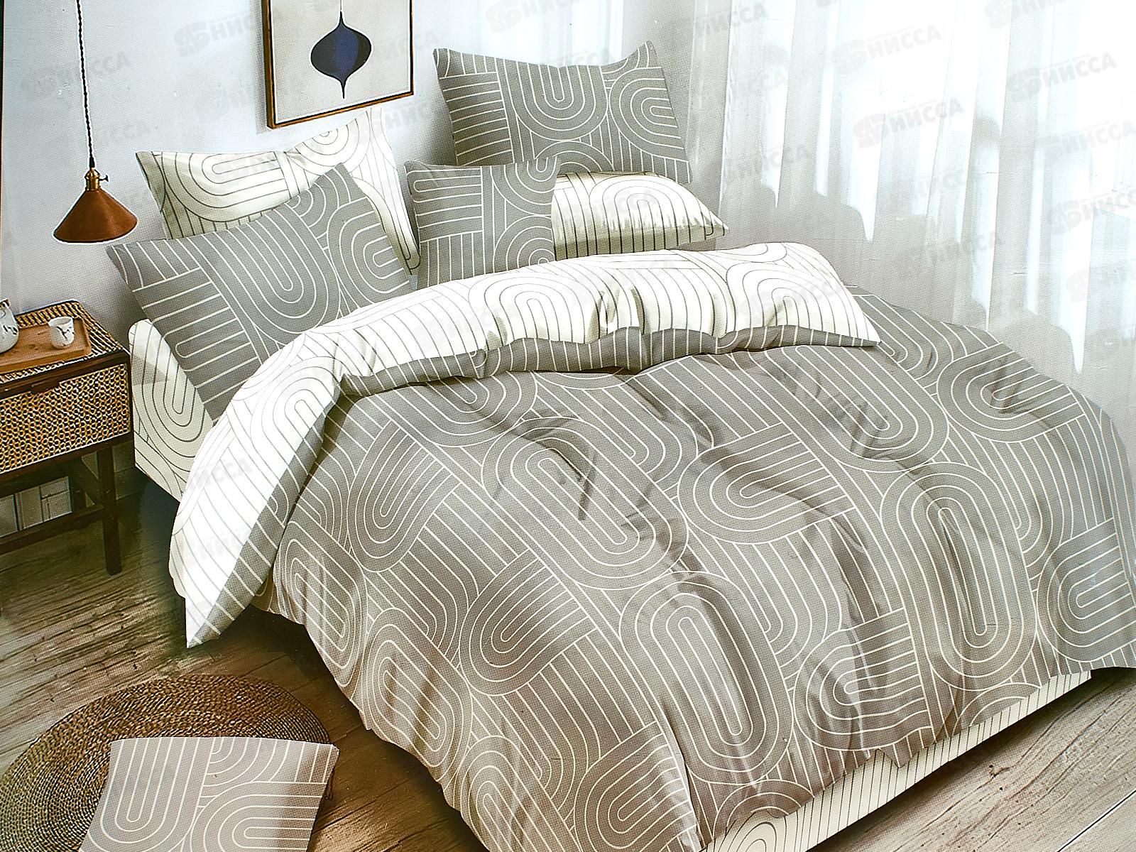 Комплект постельного белья 1,5сп поплин М010 наволочки 2шт 70*70 иматекс