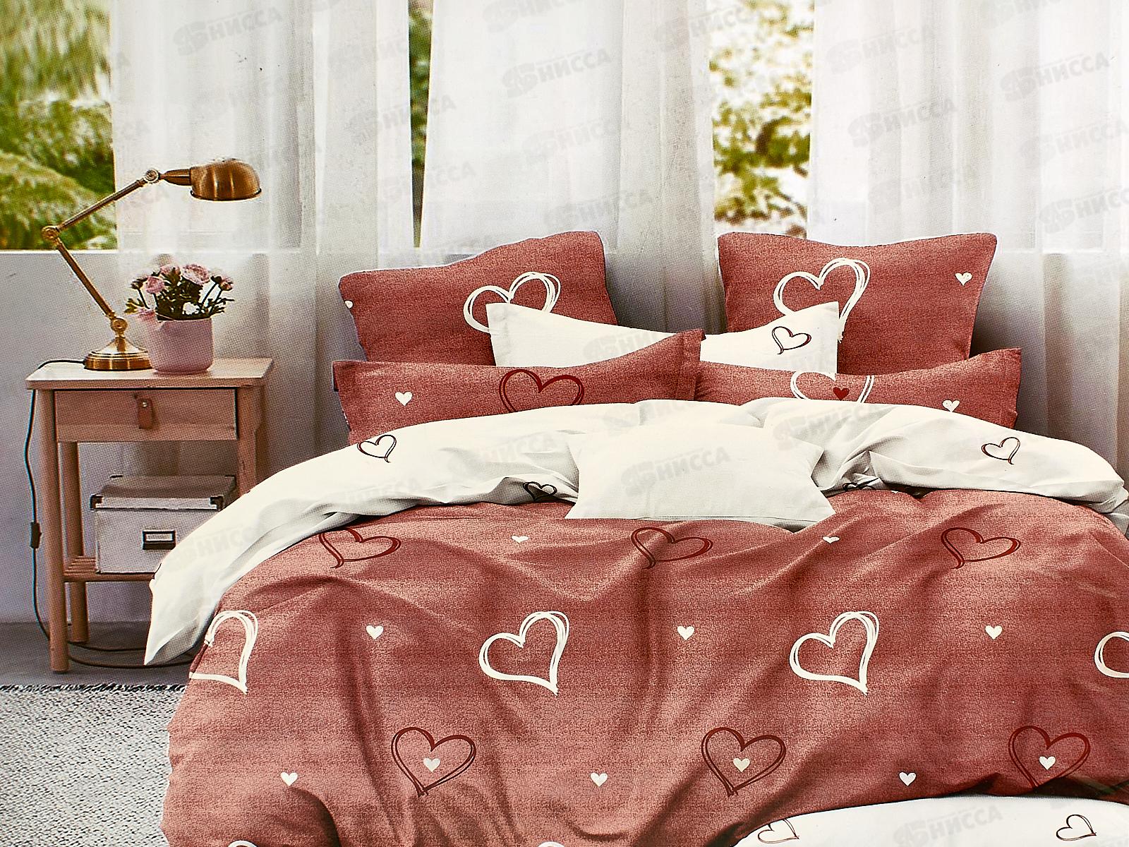 Комплект постельного белья 1,5сп поплин М016 наволочки 2шт 70*70 иматекс