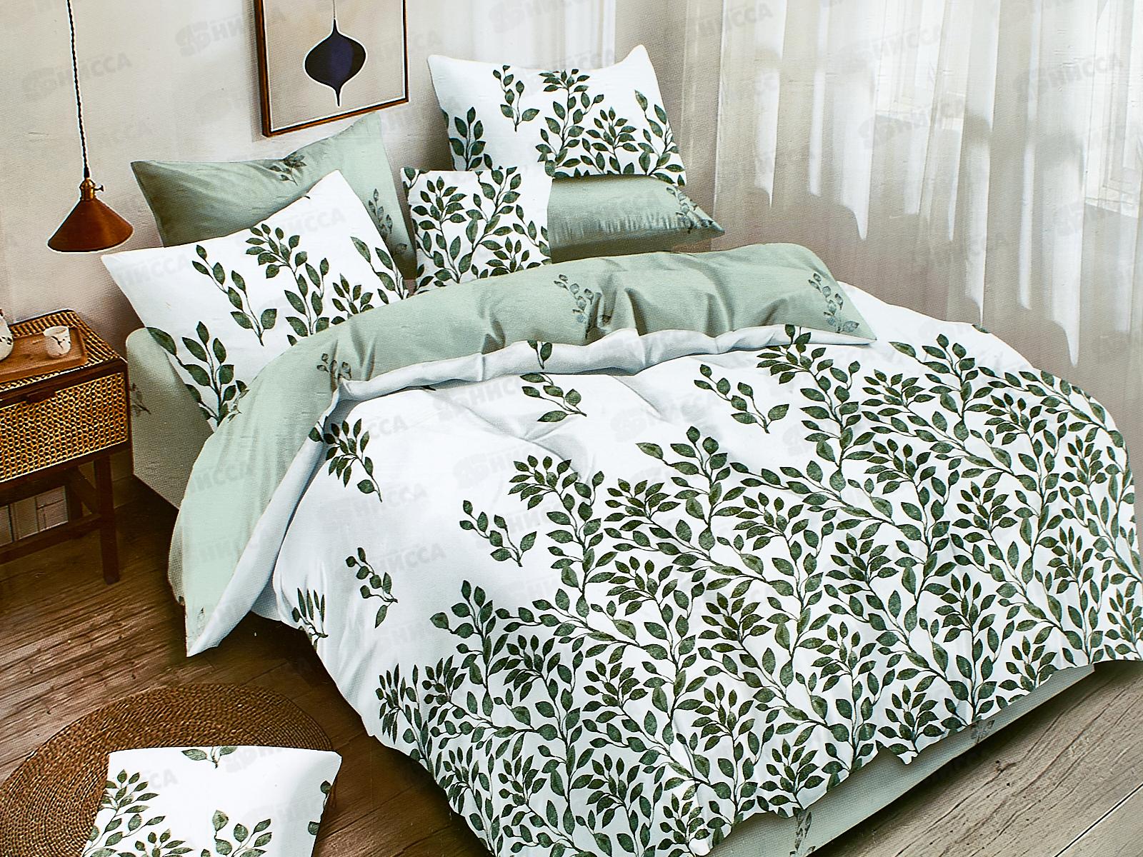 Комплект постельного белья Семейный поплин М005 наволочки 2шт 70*70 иматекс