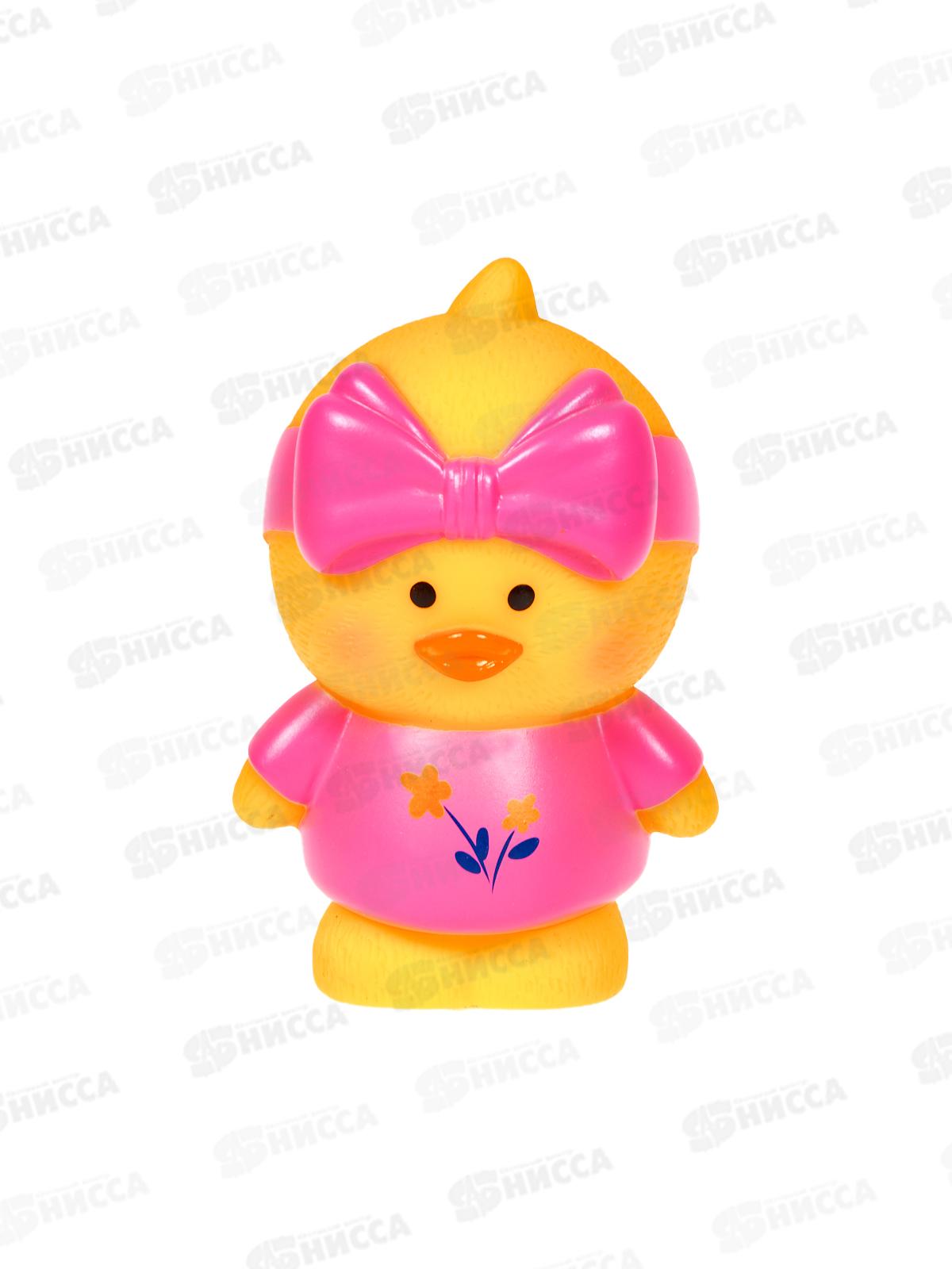 Игрушка для ванной YF-LALA Уточка 10см, в сетке 372409