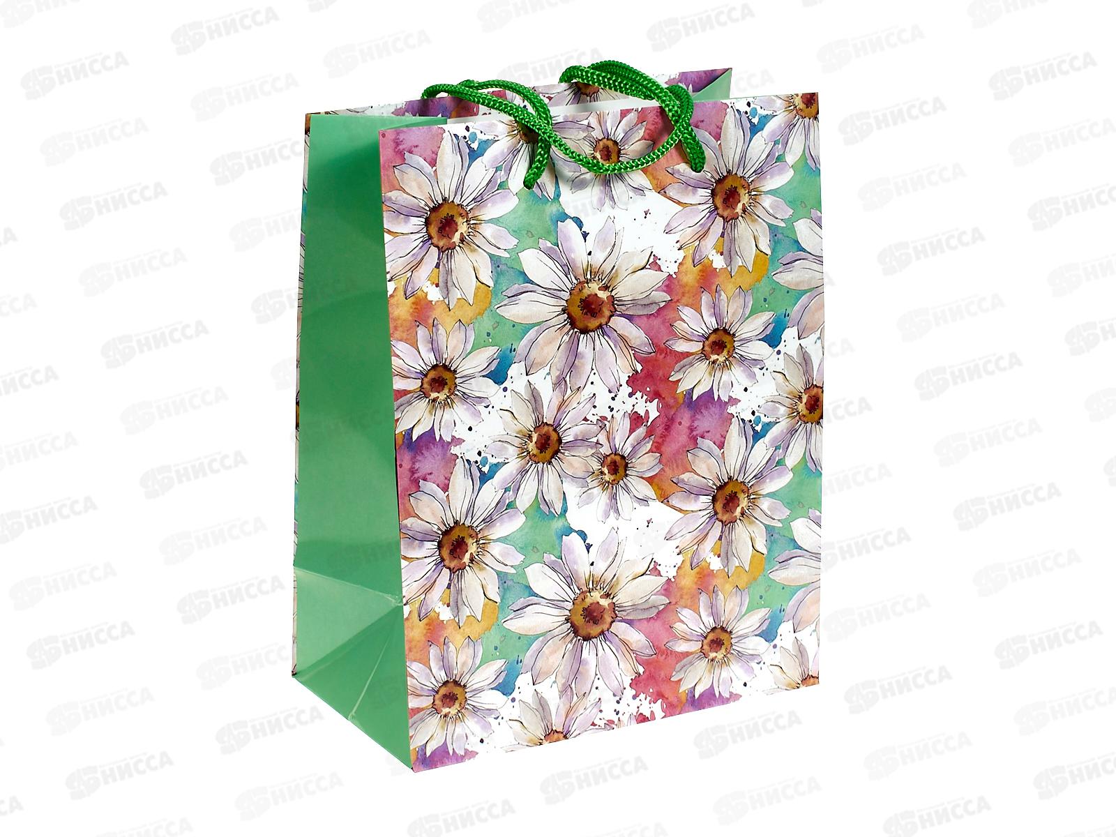 Пакет подарочный MI 18х23х10см Ромашки, ППК-4399 *12