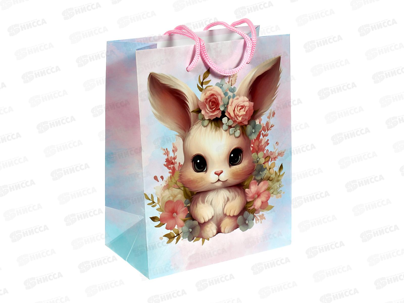 Пакет подарочный MI 18х23х10см Славный зайчик, ППК-4400 *12