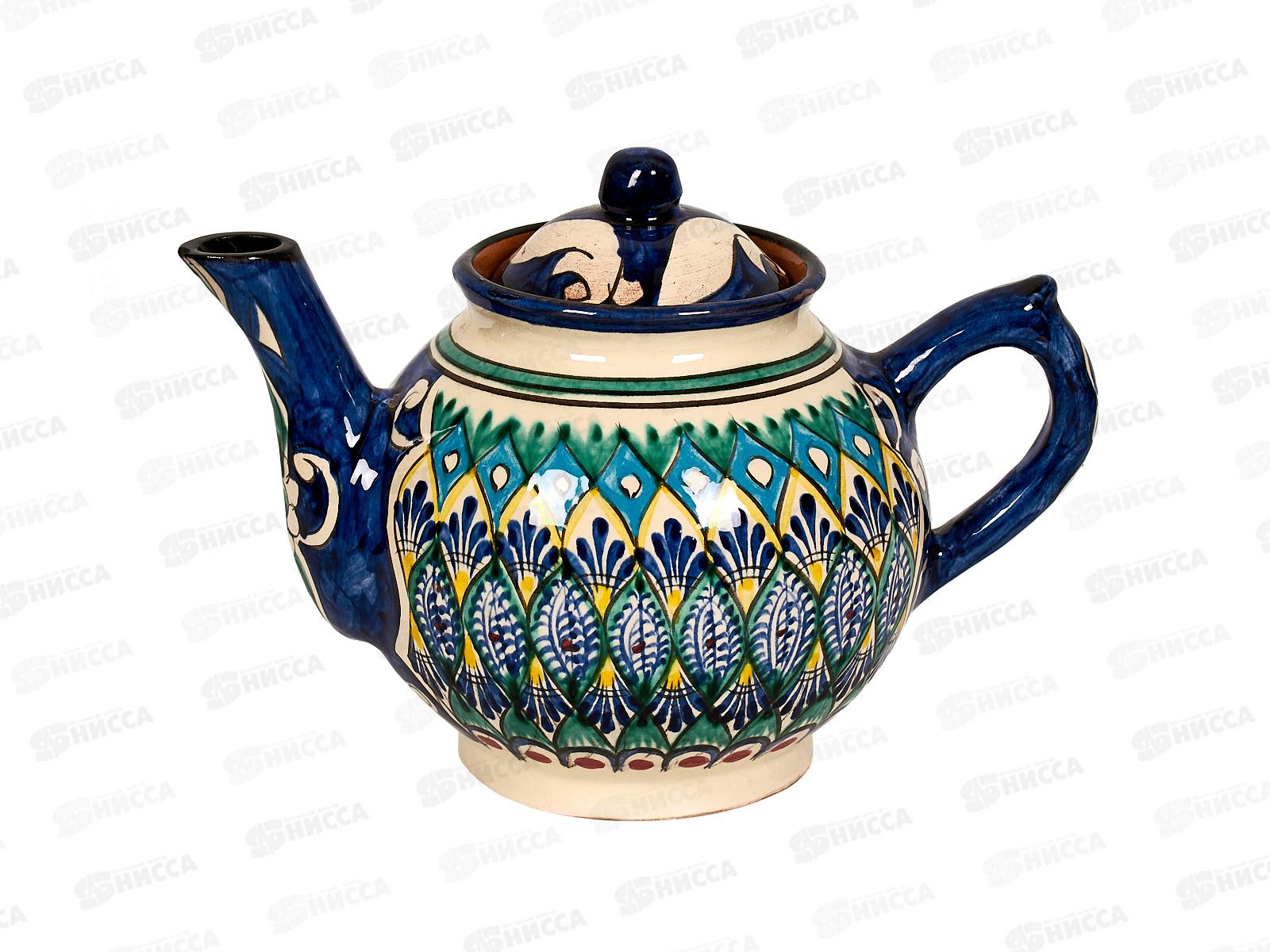 Чайник керамический 1000мл узор 80206-15 *22