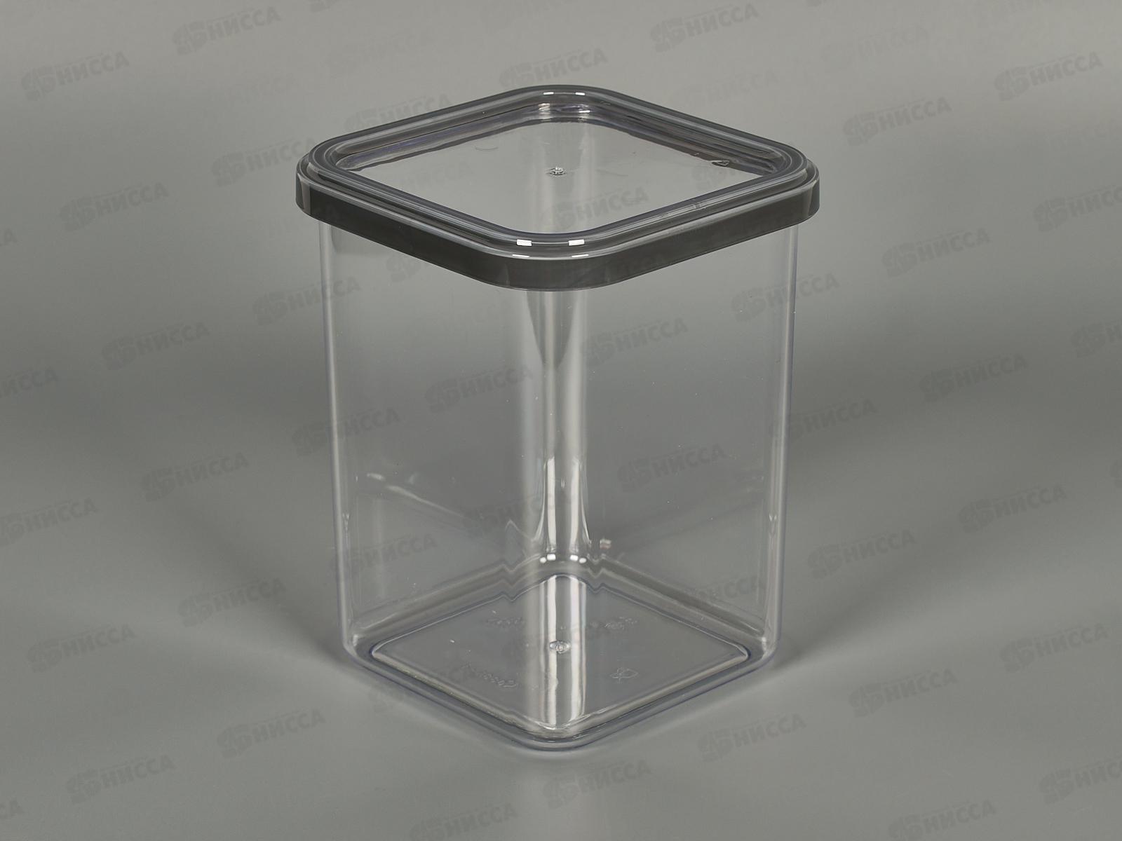 Банка 1,2л CUBBO SCANDI для хранения продуктов Серый С26705