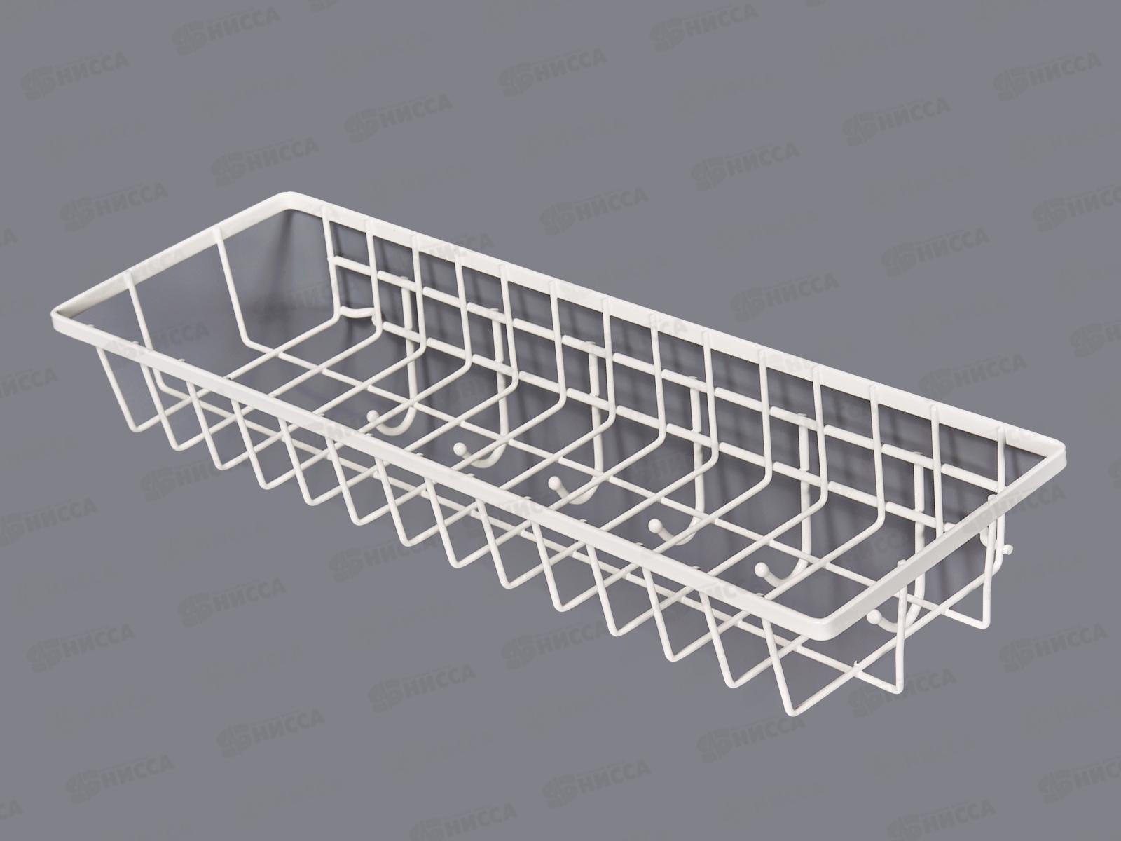 Полка кухонная 43*14см подвесная Vetta белый 481-090 г