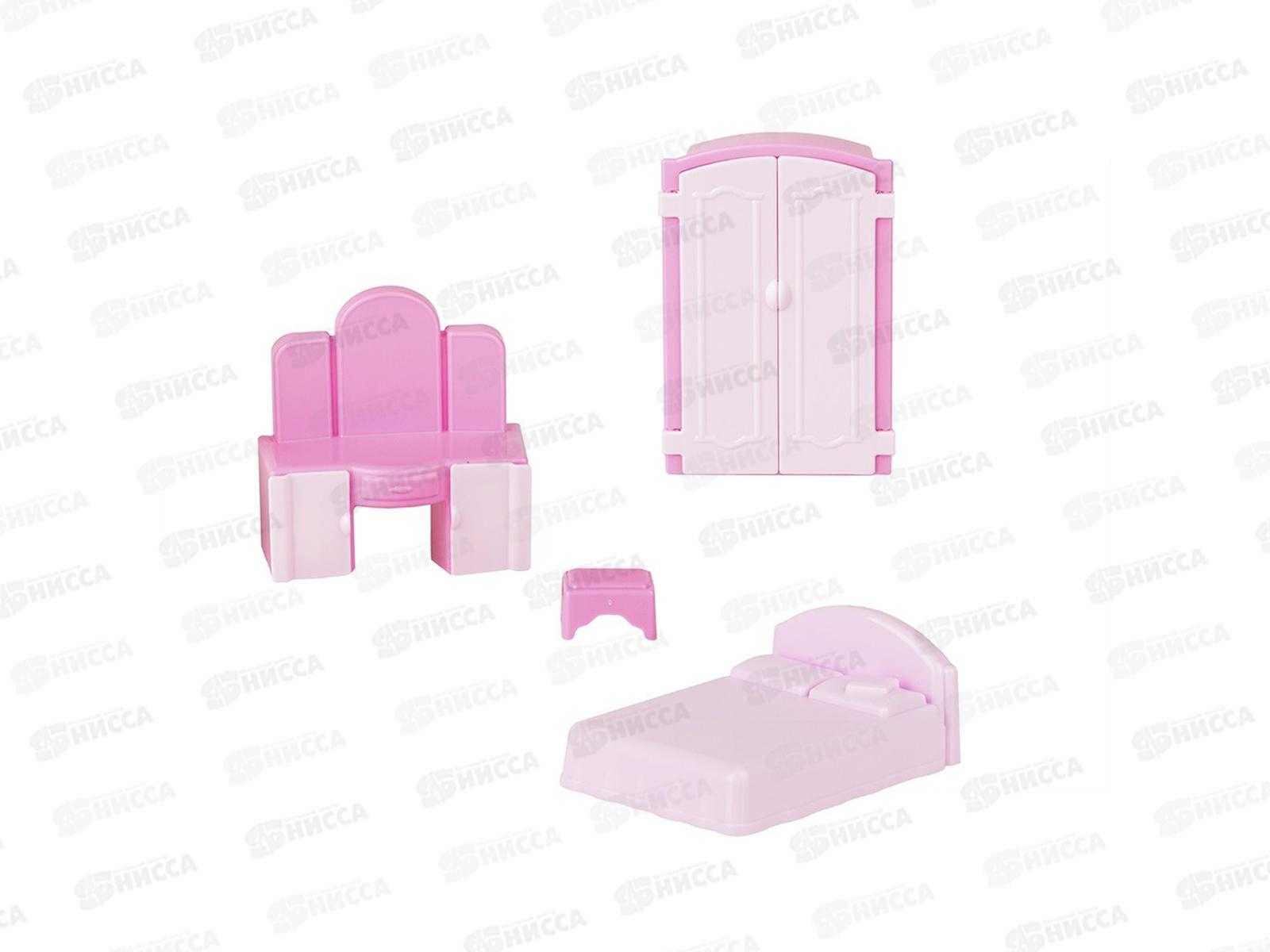 Набор мебели для кукол &quotСпальня&quot 4 предмета У342