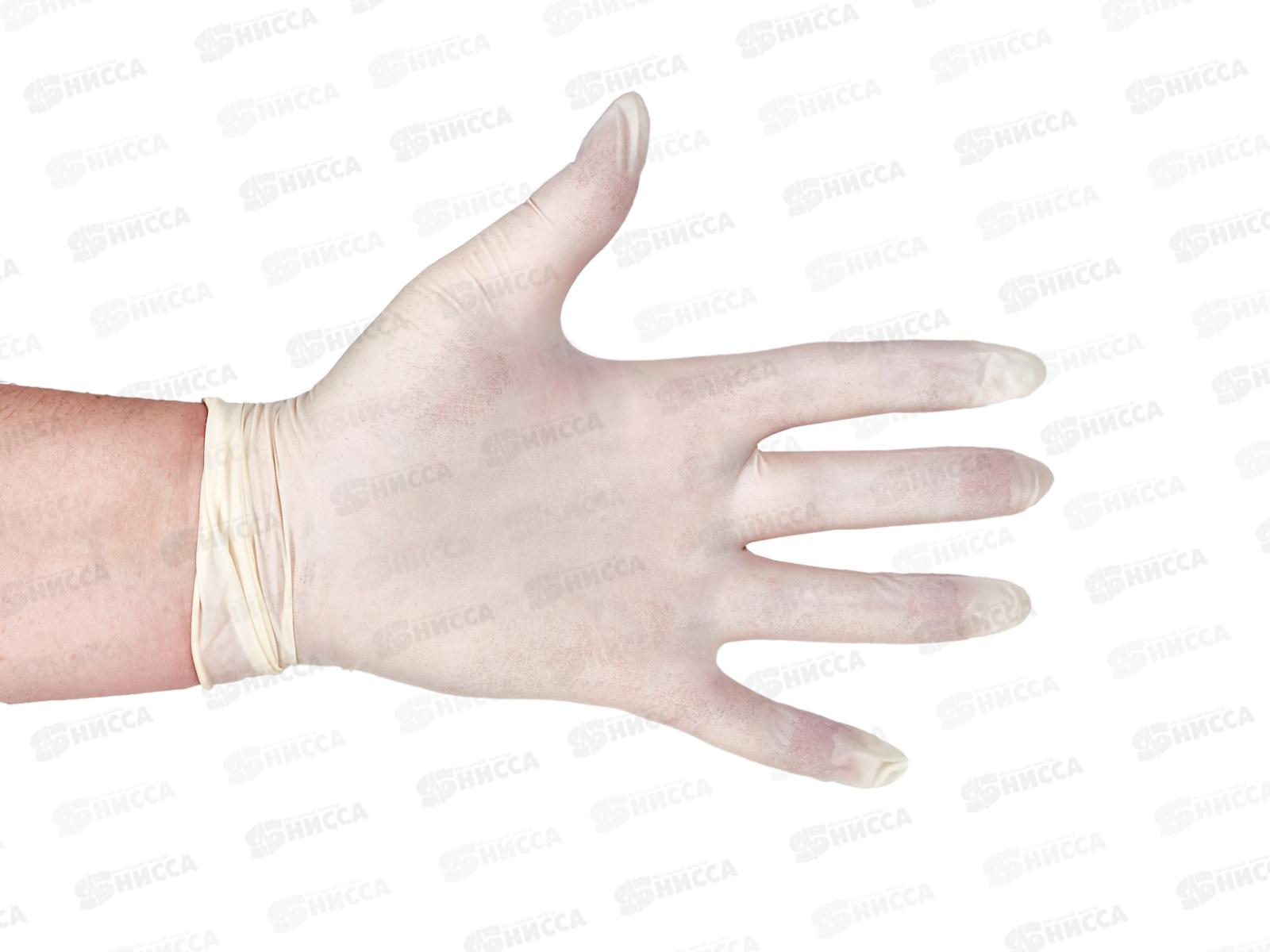 Перчатки латексные SFM (XL,9-9.5) н/стер, н/опудр,текстур *50