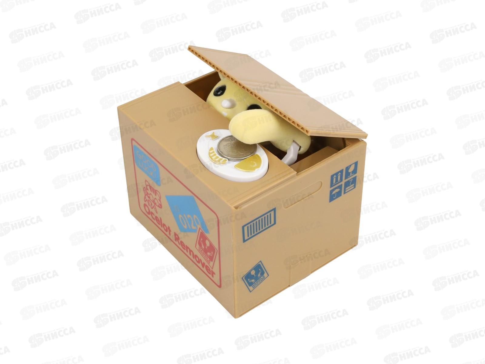 Копилка "Воришка Рыжий кот" механич КМ-2271