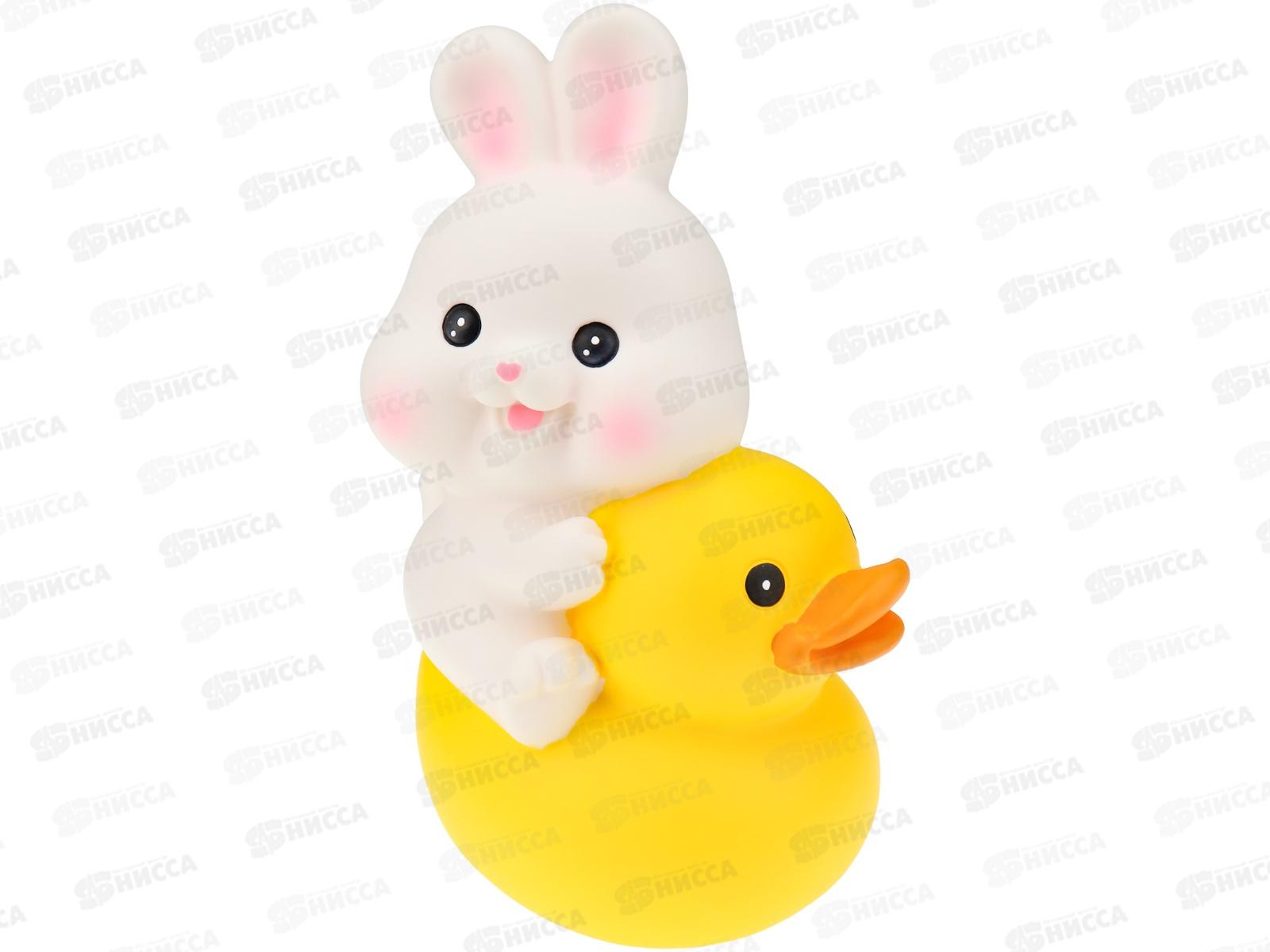 Копилка "Зайка на утке" 21*12см КС-3678